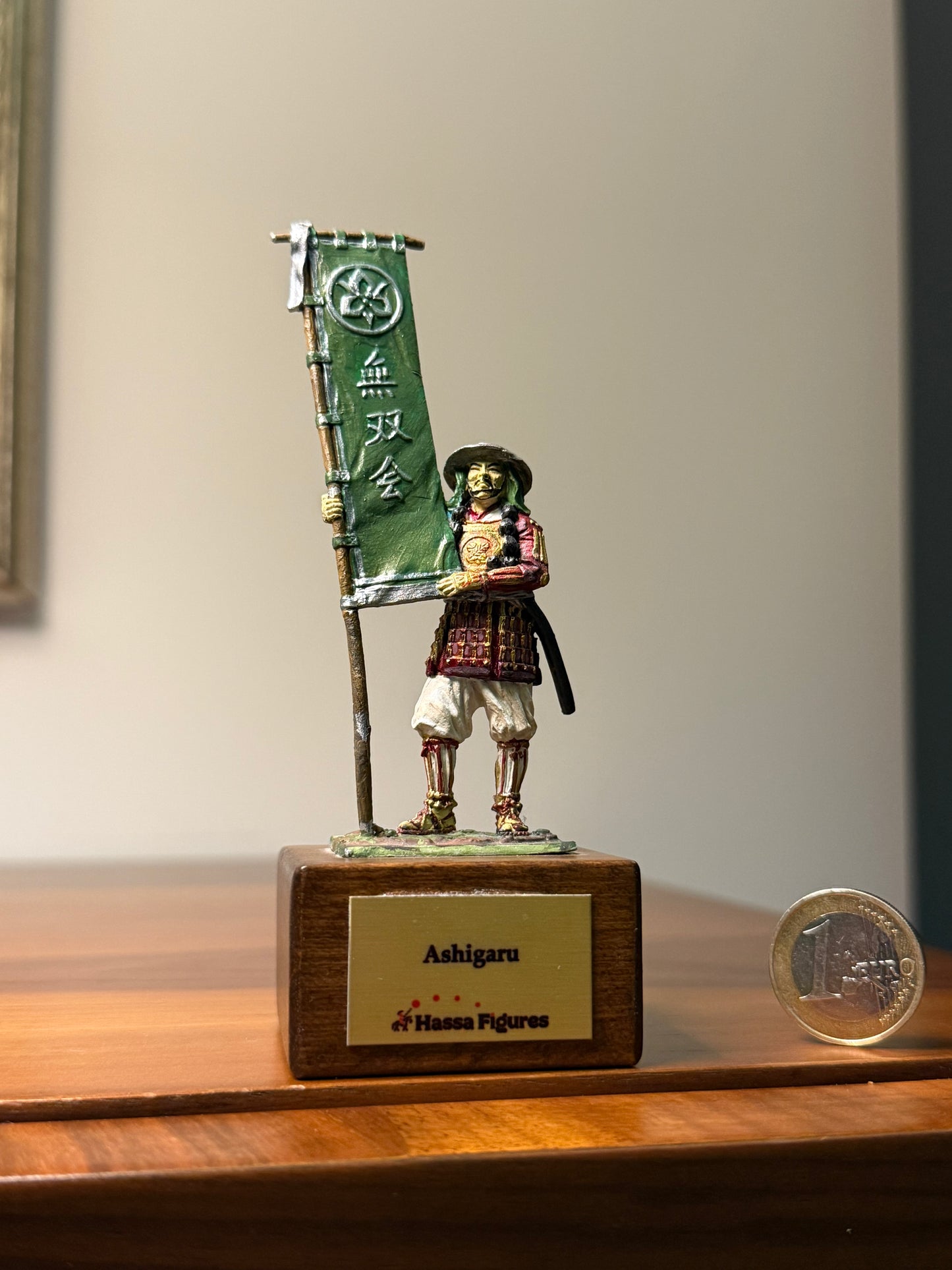 Ashigaru – Sengoku Period Japanese Foot Soldier Hand-Painted 54mm Collectible Metal Figurine (1:32 Scale)