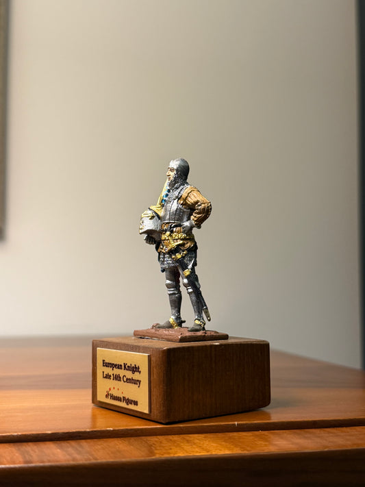 European Knight – Late 14th Century Armored Infantryman (Hand-Painted Miniature Figure)