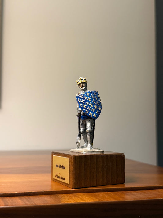 Jean II le Bon – King of France (14th Century) Hand-Painted Miniature Figure – 54 mm