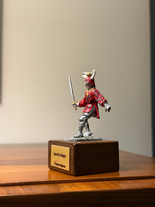 Jean de Créquy – French Knight (Hundred Years’ War) Hand-Painted Miniature Figure – 54 mm