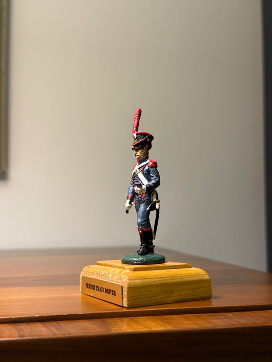 French Railway Locomotive Engineer – 19th/20th Century (Pre-Painted Display Figure) – 54 mm