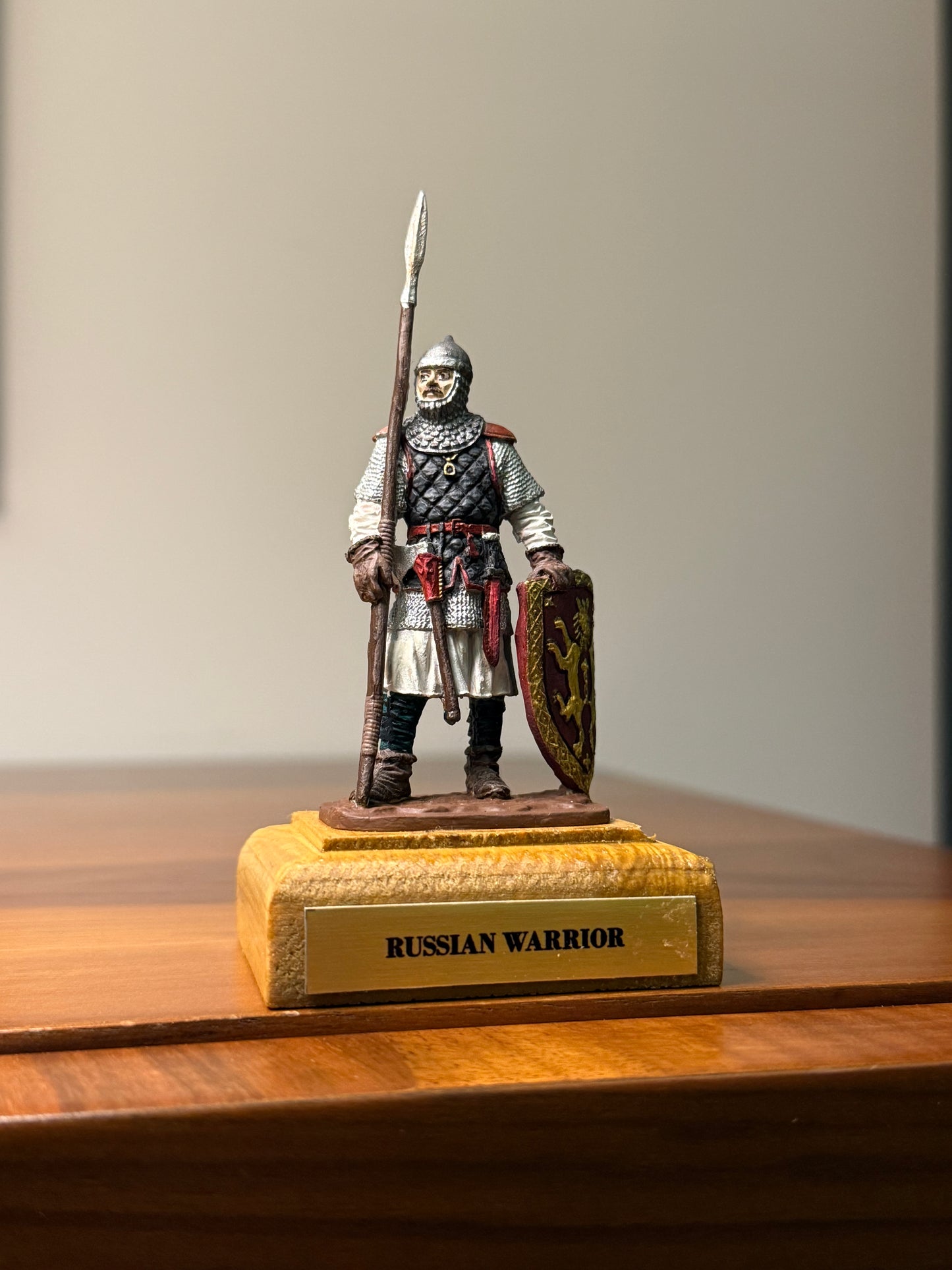 Kievan Rus Warrior – 12th Century Hand-Painted 54mm Collectible Metal Figurine (1:32 Scale)