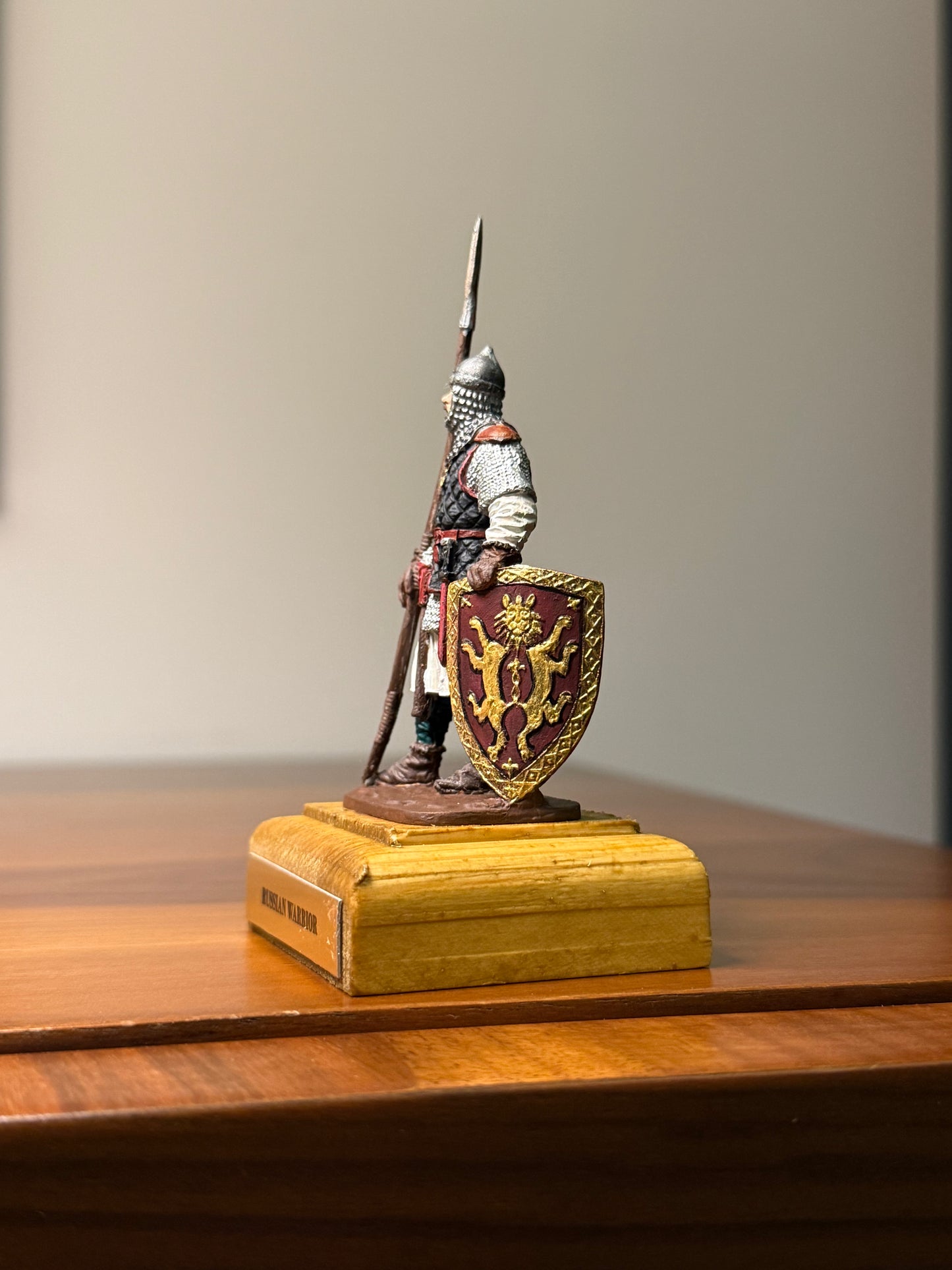 Kievan Rus Warrior – 12th Century Hand-Painted 54mm Collectible Metal Figurine (1:32 Scale)