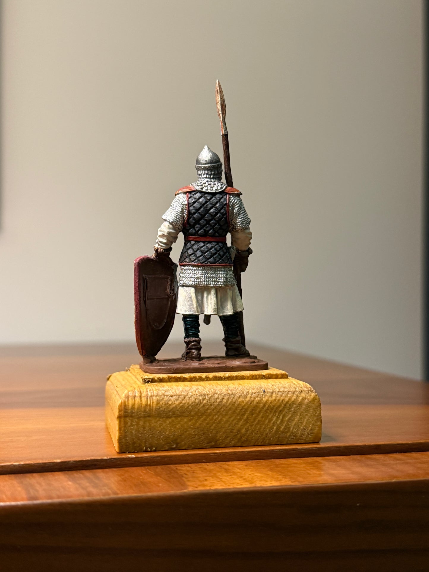 Kievan Rus Warrior – 12th Century Hand-Painted 54mm Collectible Metal Figurine (1:32 Scale)