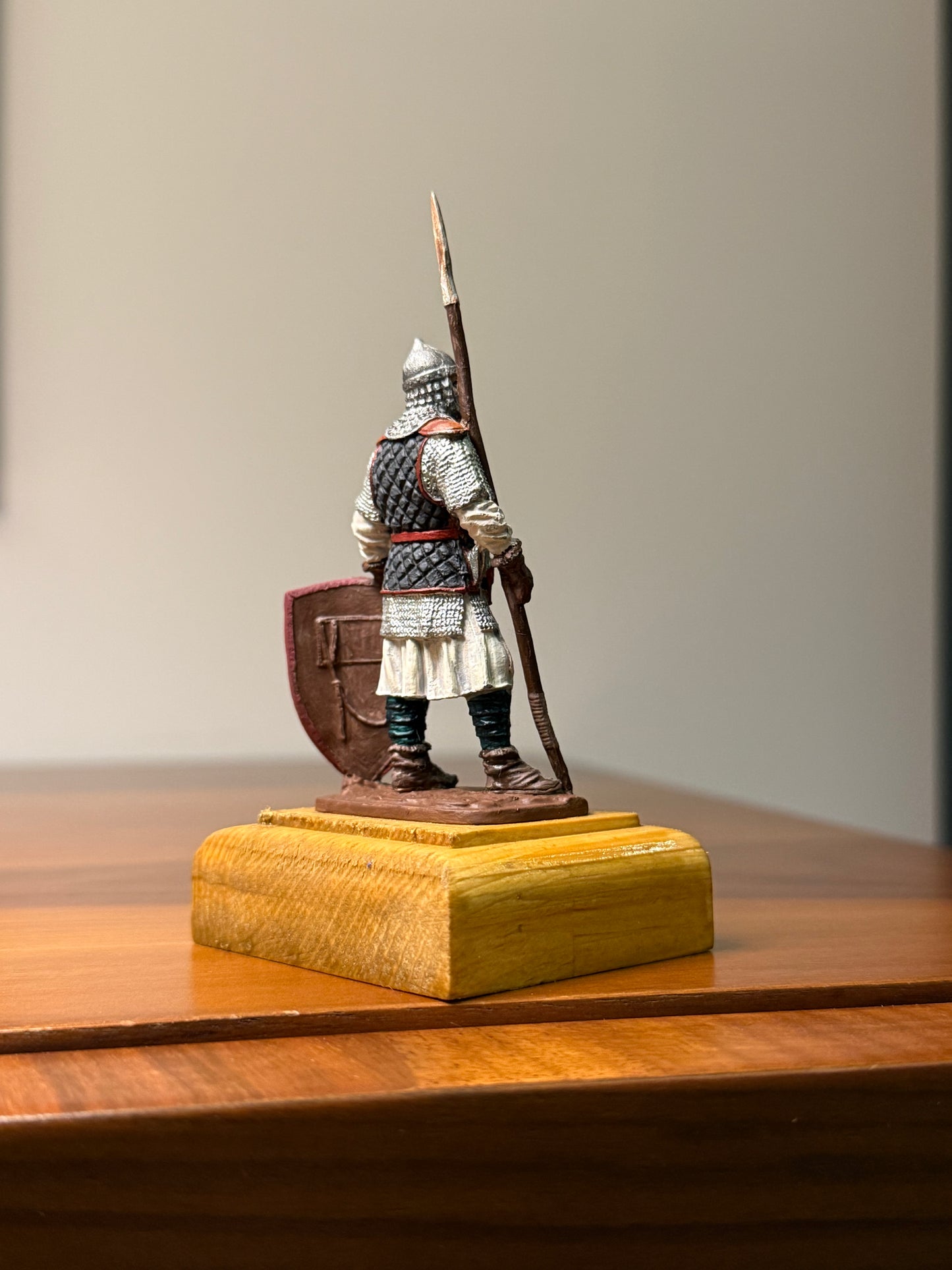 Kievan Rus Warrior – 12th Century Hand-Painted 54mm Collectible Metal Figurine (1:32 Scale)