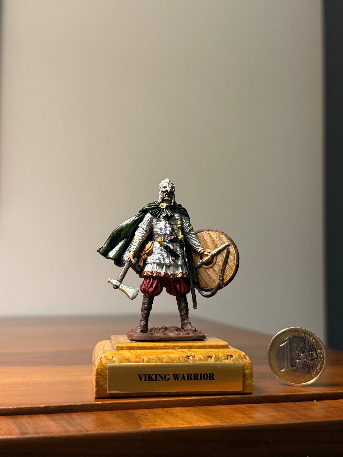Viking Warrior – 9th Century Norse Raider Hand-Painted 54mm Collectible Metal Figurine (1:32 Scale)