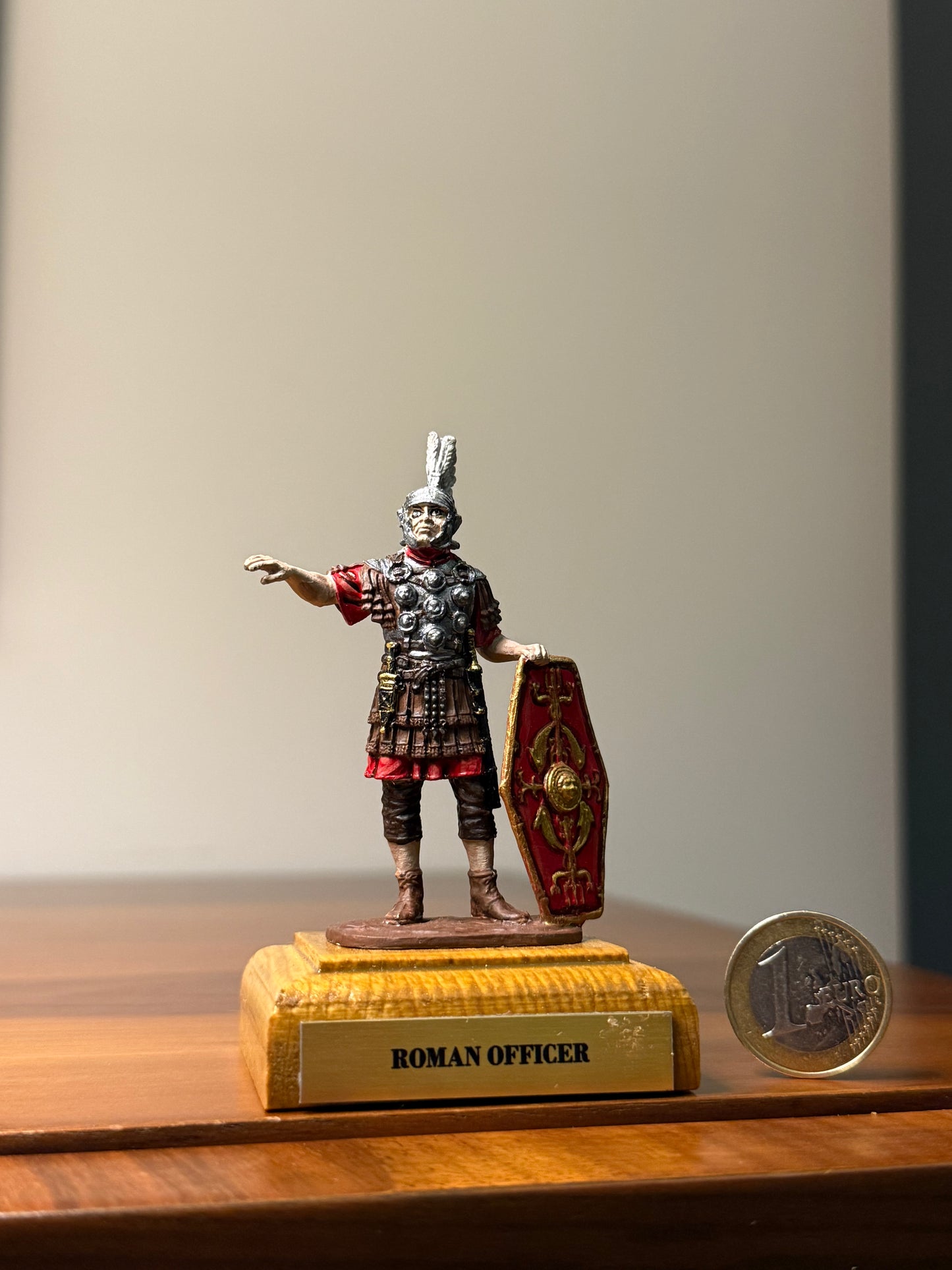 Roman Officer – 1st Century Imperial Centurion Hand-Painted 54mm Collectible Metal Figurine (1:32 Scale)