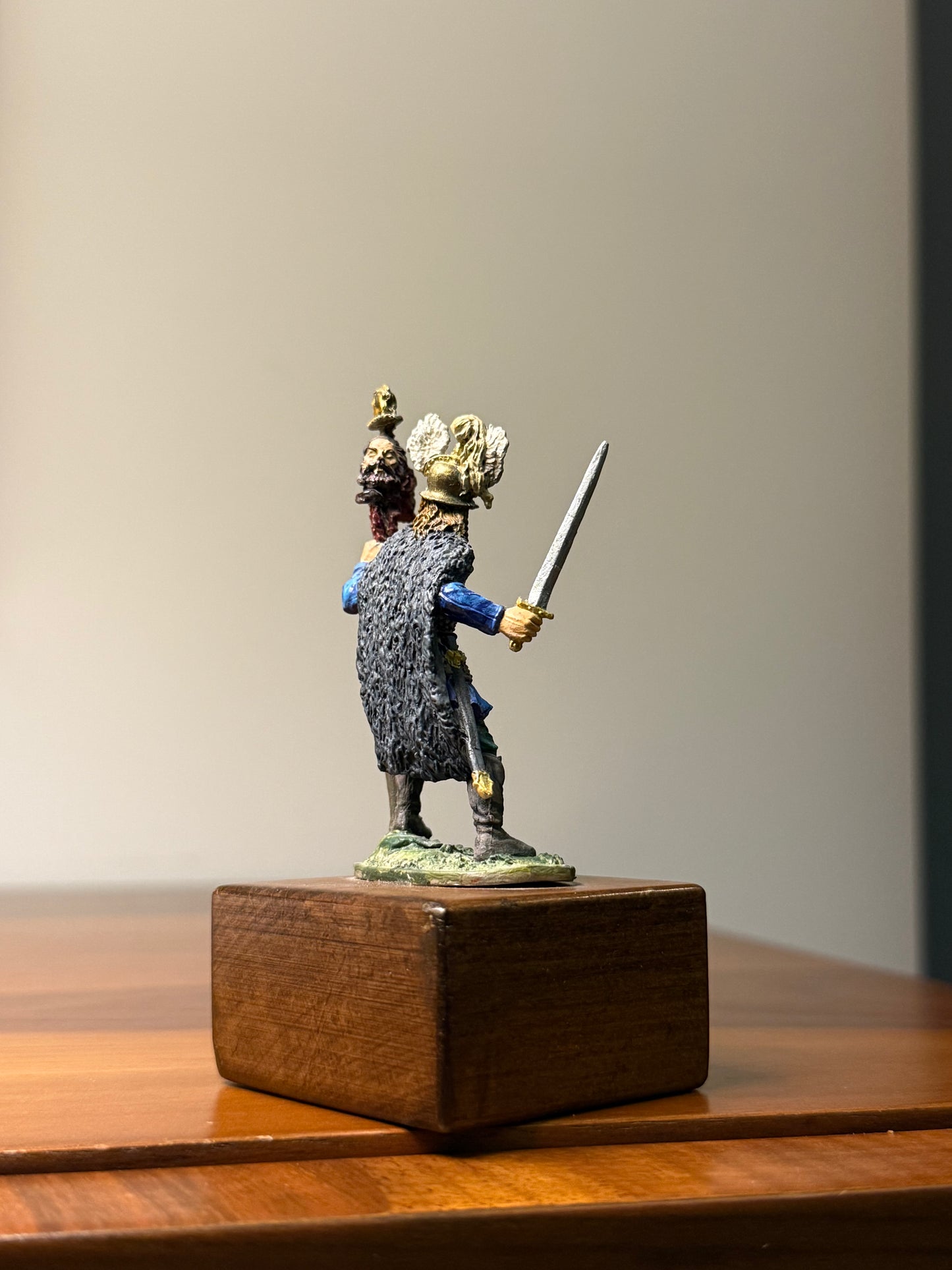 Celtic Warrior – Iron Age Hand-Painted 54mm Collectible Metal Figurine (1:32 Scale)