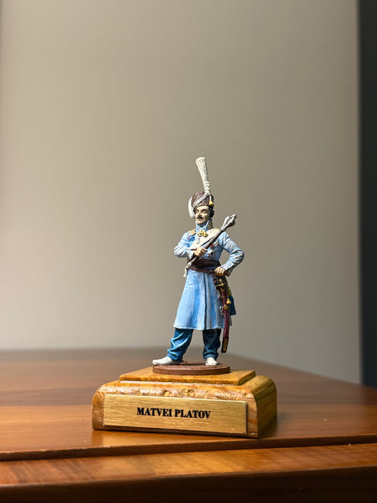 Matvei Platov – Don Cossack General (1812) Hand-Painted 54mm Collectible Metal Figurine (1:32 Scale)