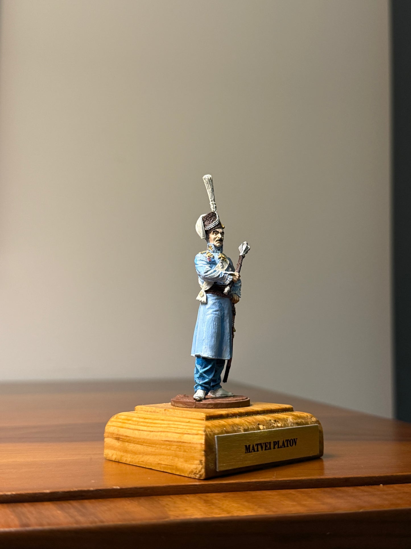 Matvei Platov – Don Cossack General (1812) Hand-Painted 54mm Collectible Metal Figurine (1:32 Scale)