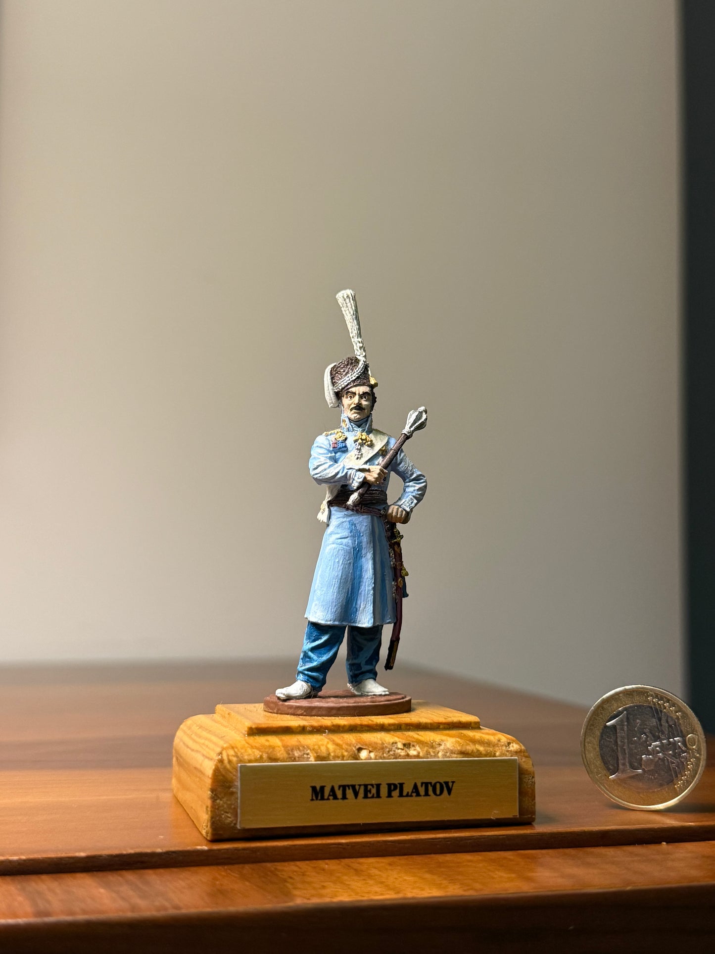 Matvei Platov – Don Cossack General (1812) Hand-Painted 54mm Collectible Metal Figurine (1:32 Scale)