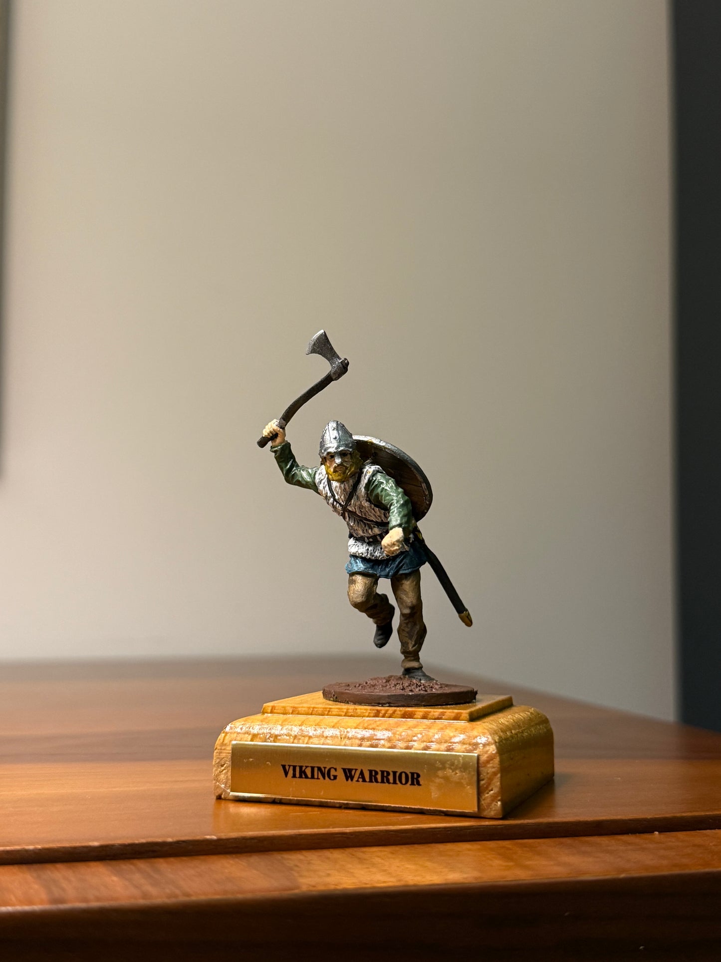 Viking Warrior – 10th Century Norse Raider Hand-Painted 54mm Collectible Metal Figurine (1:32 Scale)