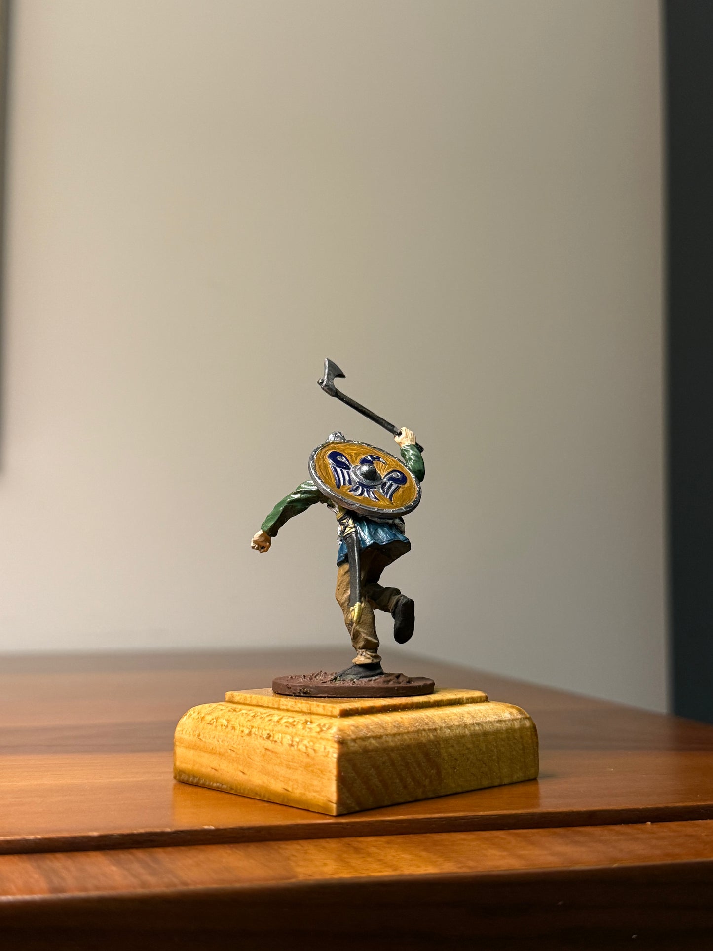 Viking Warrior – 10th Century Norse Raider Hand-Painted 54mm Collectible Metal Figurine (1:32 Scale)