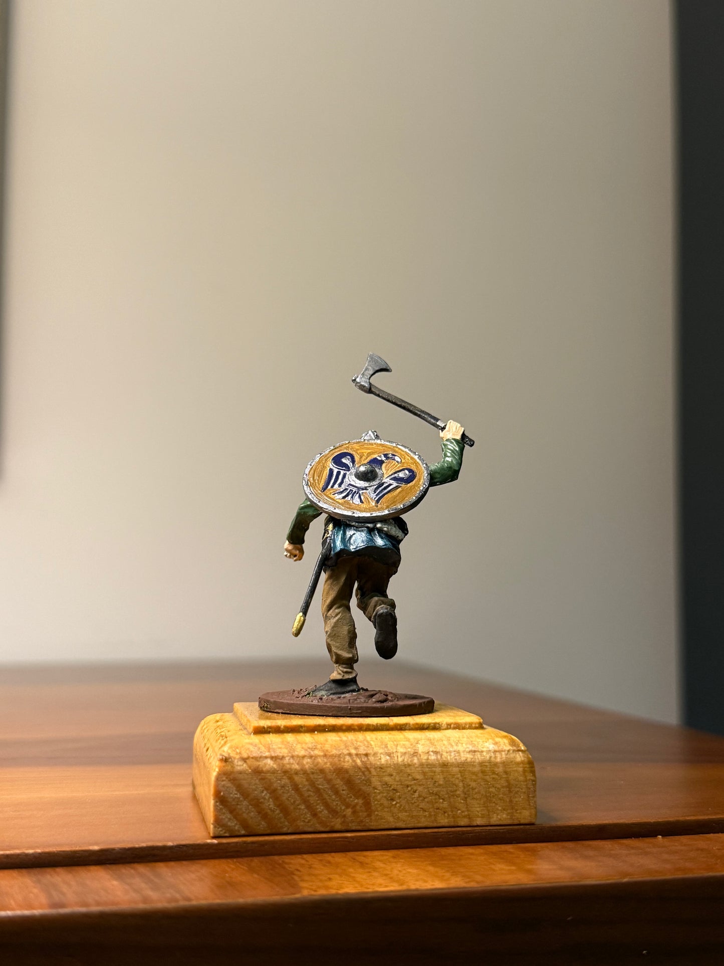 Viking Warrior – 10th Century Norse Raider Hand-Painted 54mm Collectible Metal Figurine (1:32 Scale)