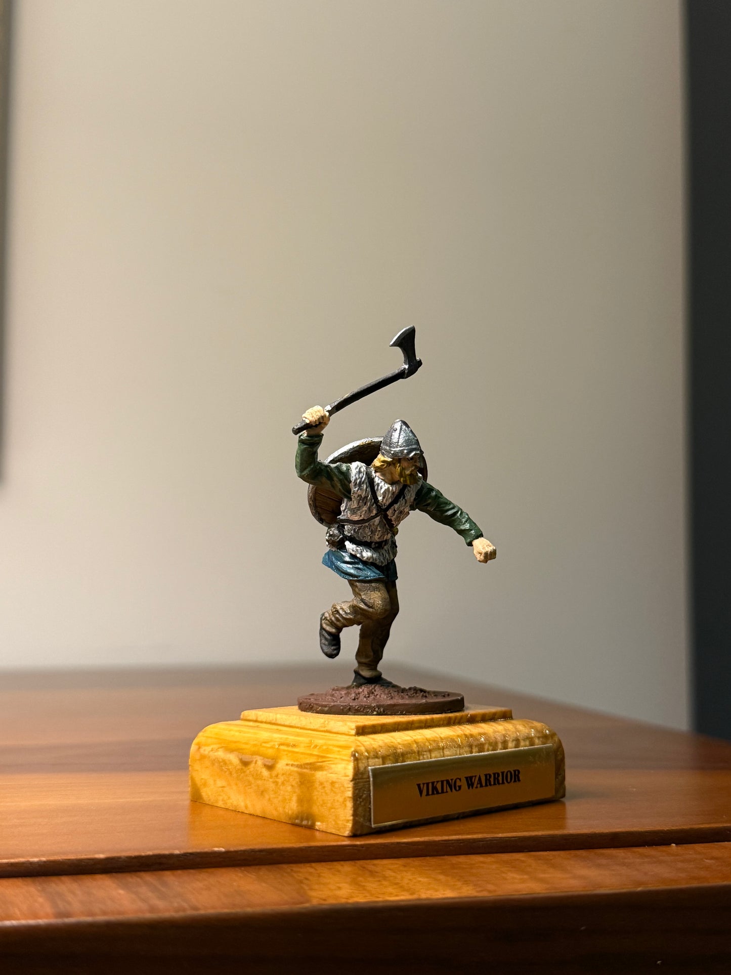 Viking Warrior – 10th Century Norse Raider Hand-Painted 54mm Collectible Metal Figurine (1:32 Scale)