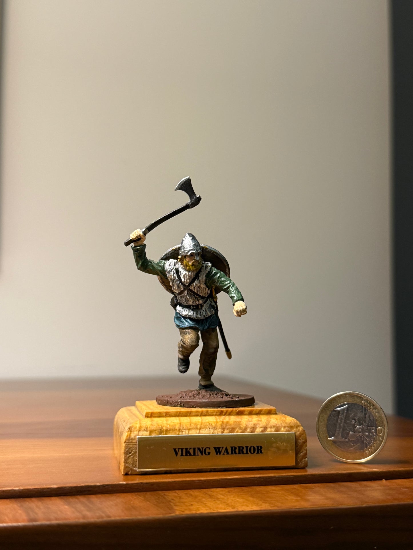 Viking Warrior – 10th Century Norse Raider Hand-Painted 54mm Collectible Metal Figurine (1:32 Scale)