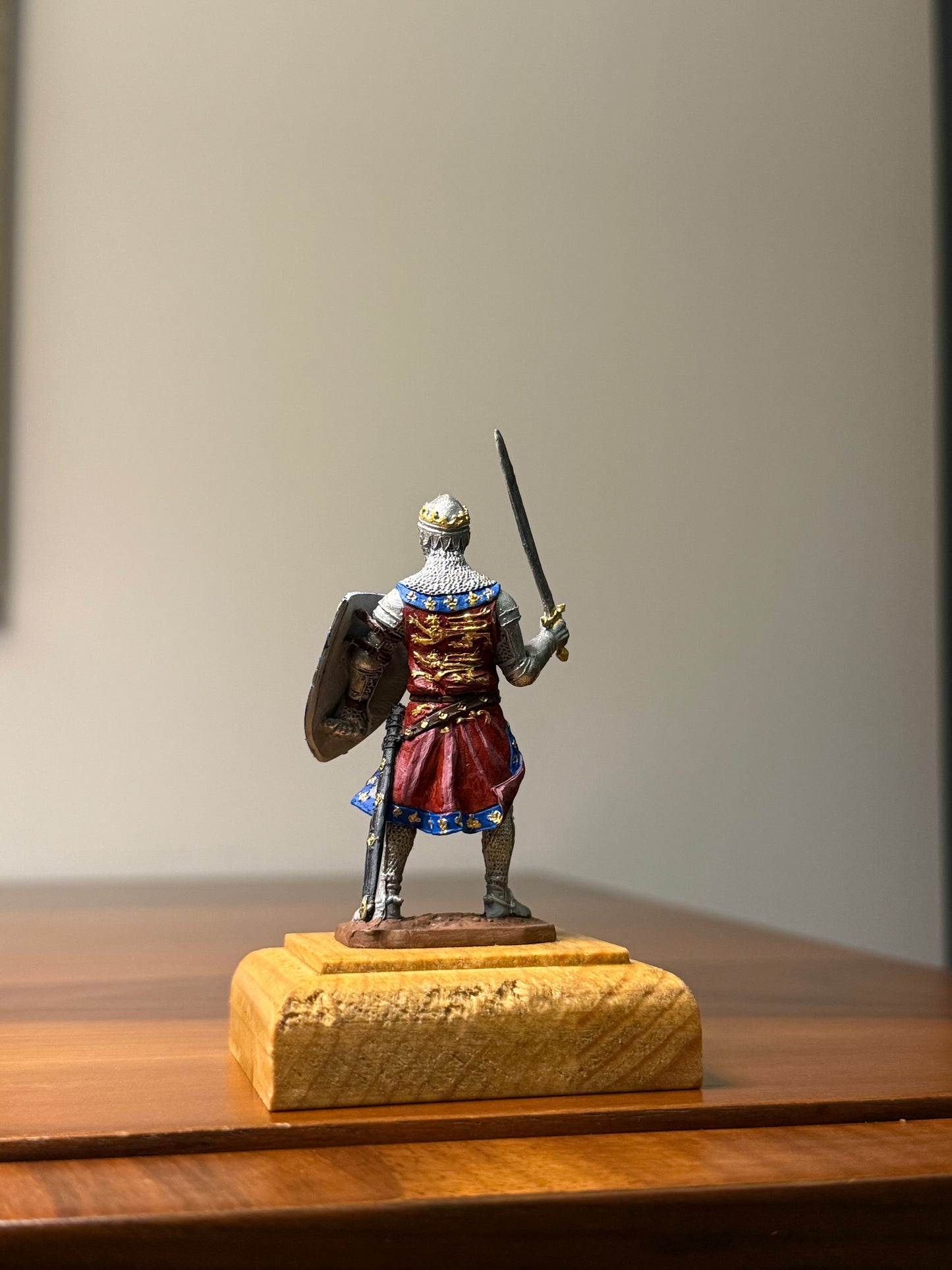 King John of England – 13th Century Hand-Painted 54mm Collectible Metal Figurine (1:32 Scale)