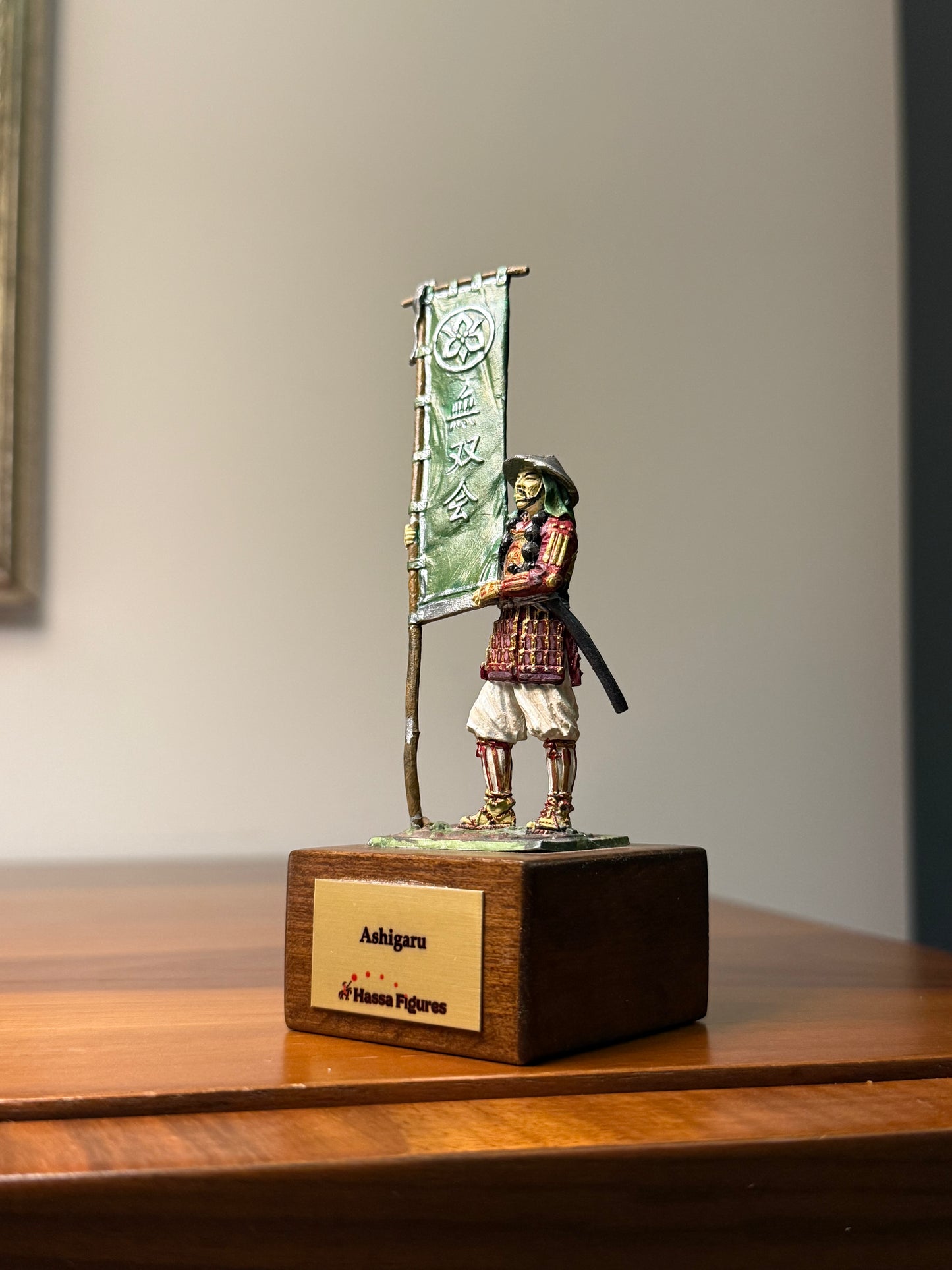Ashigaru – Sengoku Period Japanese Foot Soldier Hand-Painted 54mm Collectible Metal Figurine (1:32 Scale)