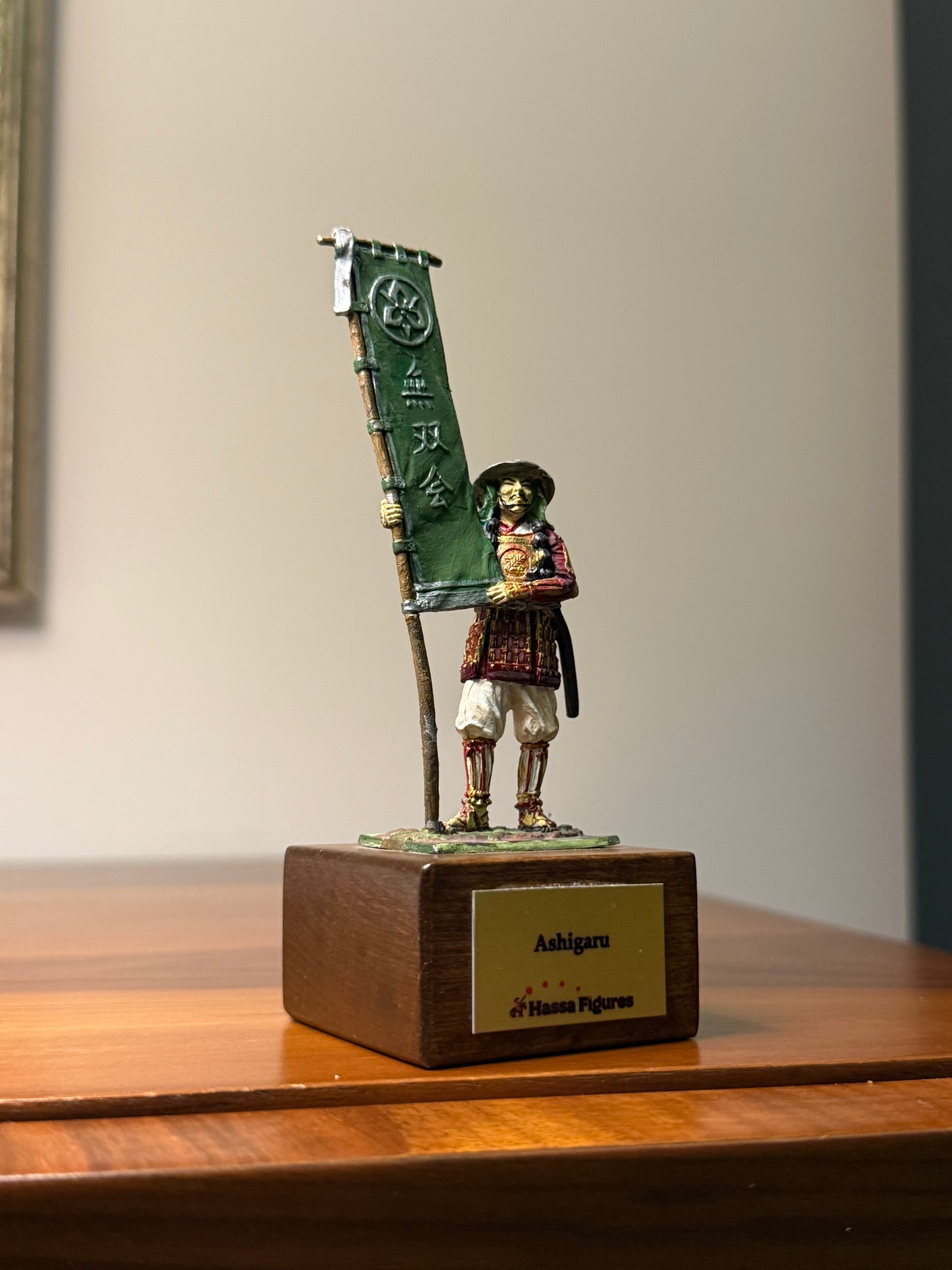 Ashigaru – Sengoku Period Japanese Foot Soldier Hand-Painted 54mm Collectible Metal Figurine (1:32 Scale)