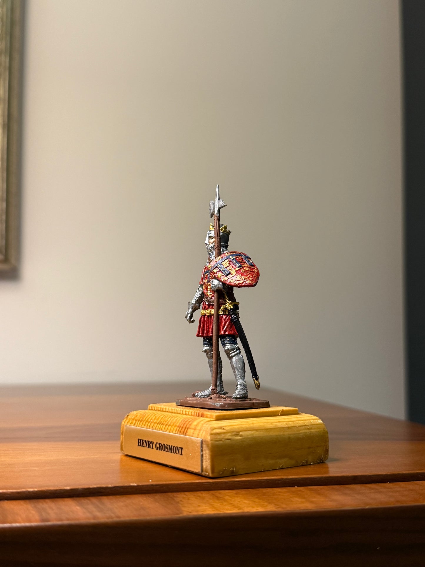 Henry Grosmont – 14th Century English Duke Hand-Painted 54mm Collectible Metal Figurine (1:32 Scale)