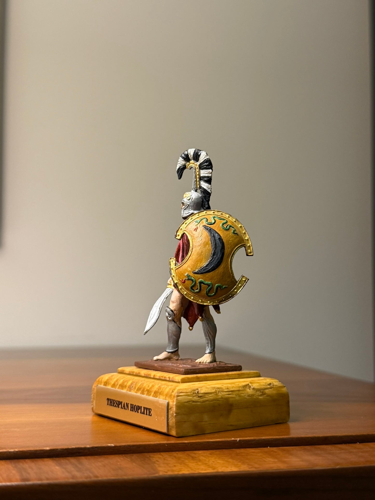 Thespian Hoplite – 5th Century BCE Greek Heavy Infantry (Hand-Painted Miniature Figure)