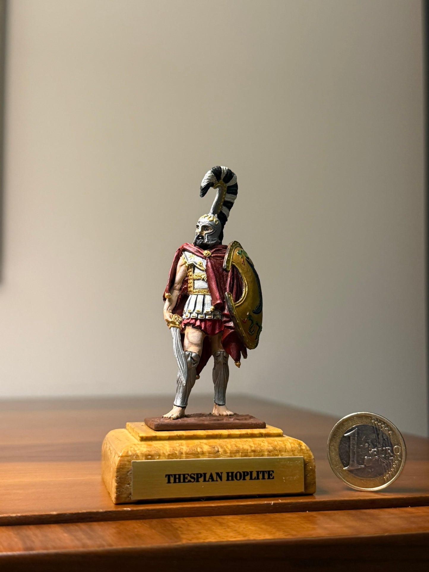 Thespian Hoplite – 5th Century BCE Greek Heavy Infantry (Hand-Painted Miniature Figure)