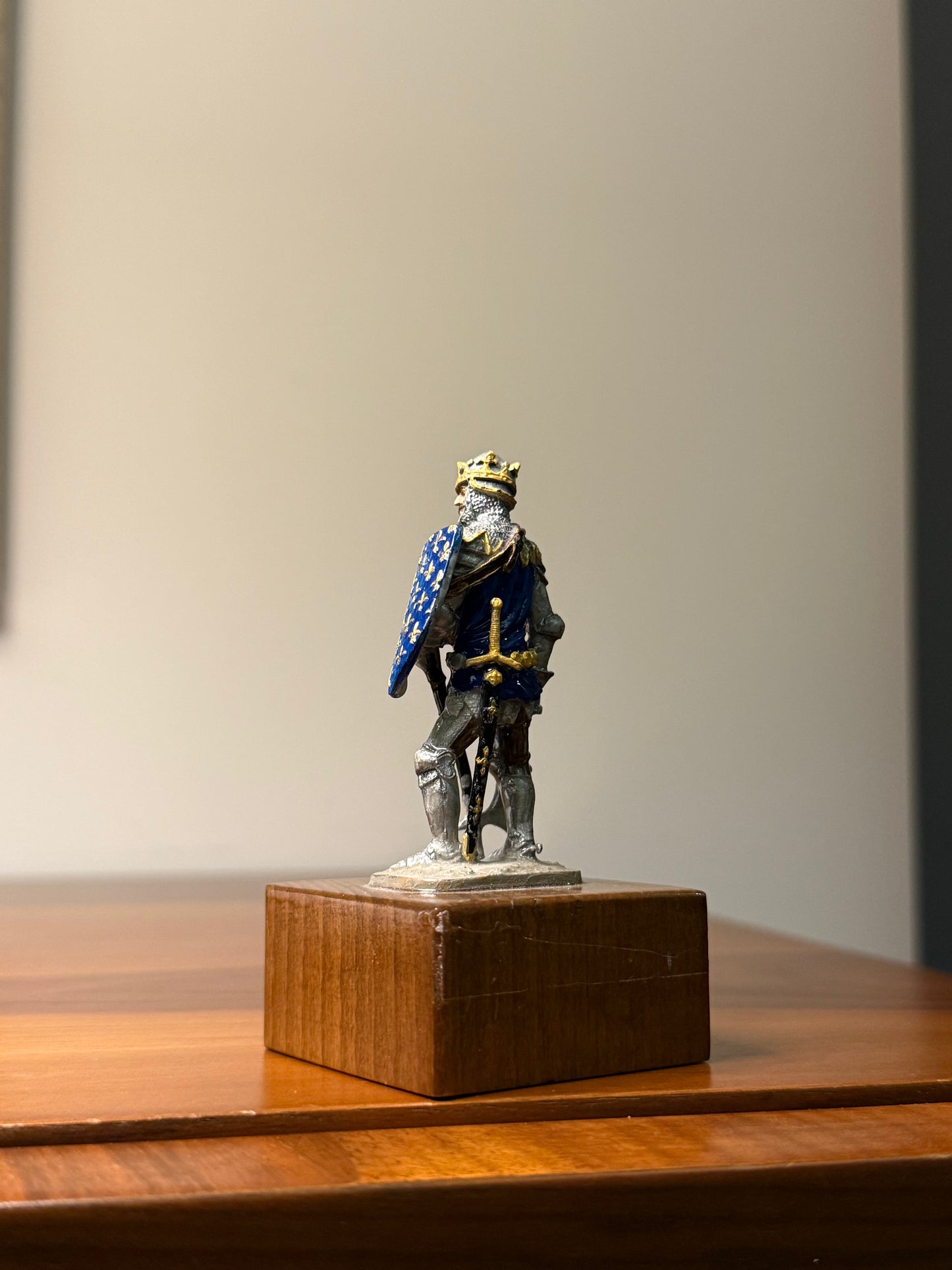 Jean II le Bon – King of France (14th Century) Hand-Painted Miniature Figure – 54 mm