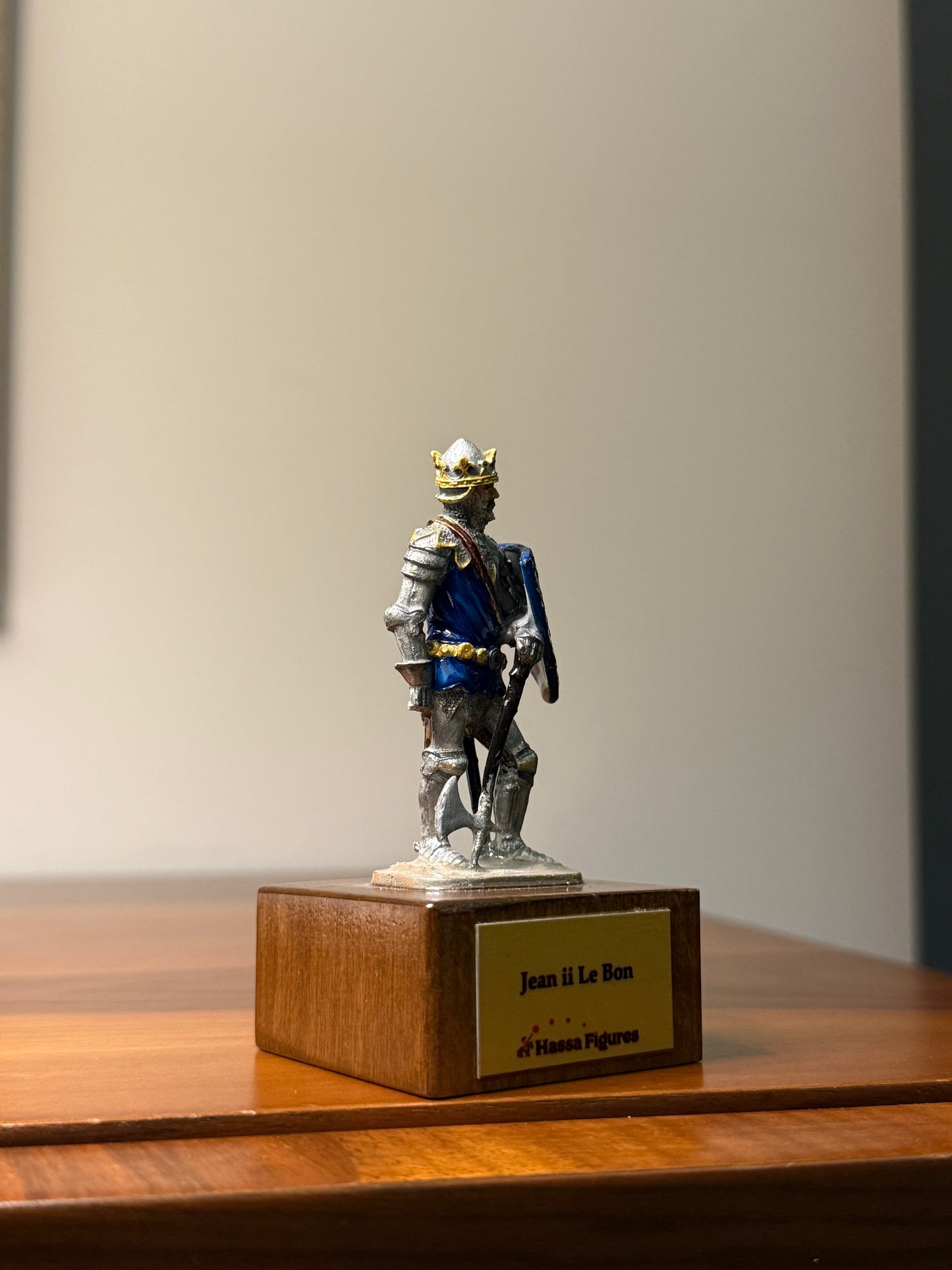Jean II le Bon – King of France (14th Century) Hand-Painted Miniature Figure – 54 mm