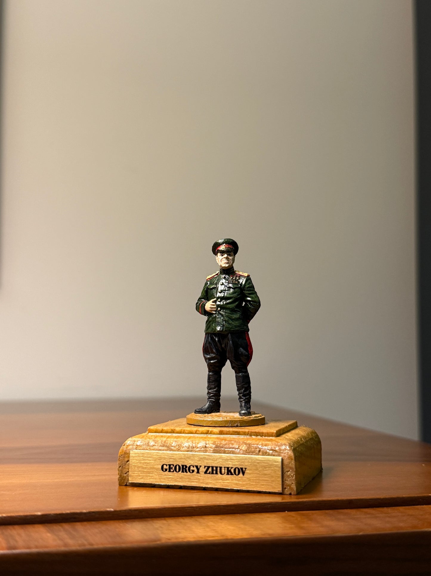 Marshal Georgy Zhukov – WWII Soviet High Command (Hand-Painted Miniature Figure) – 54 mm
