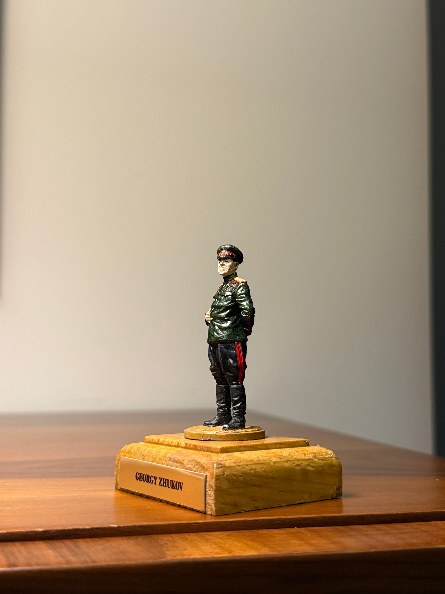 Marshal Georgy Zhukov – WWII Soviet High Command (Hand-Painted Miniature Figure) – 54 mm