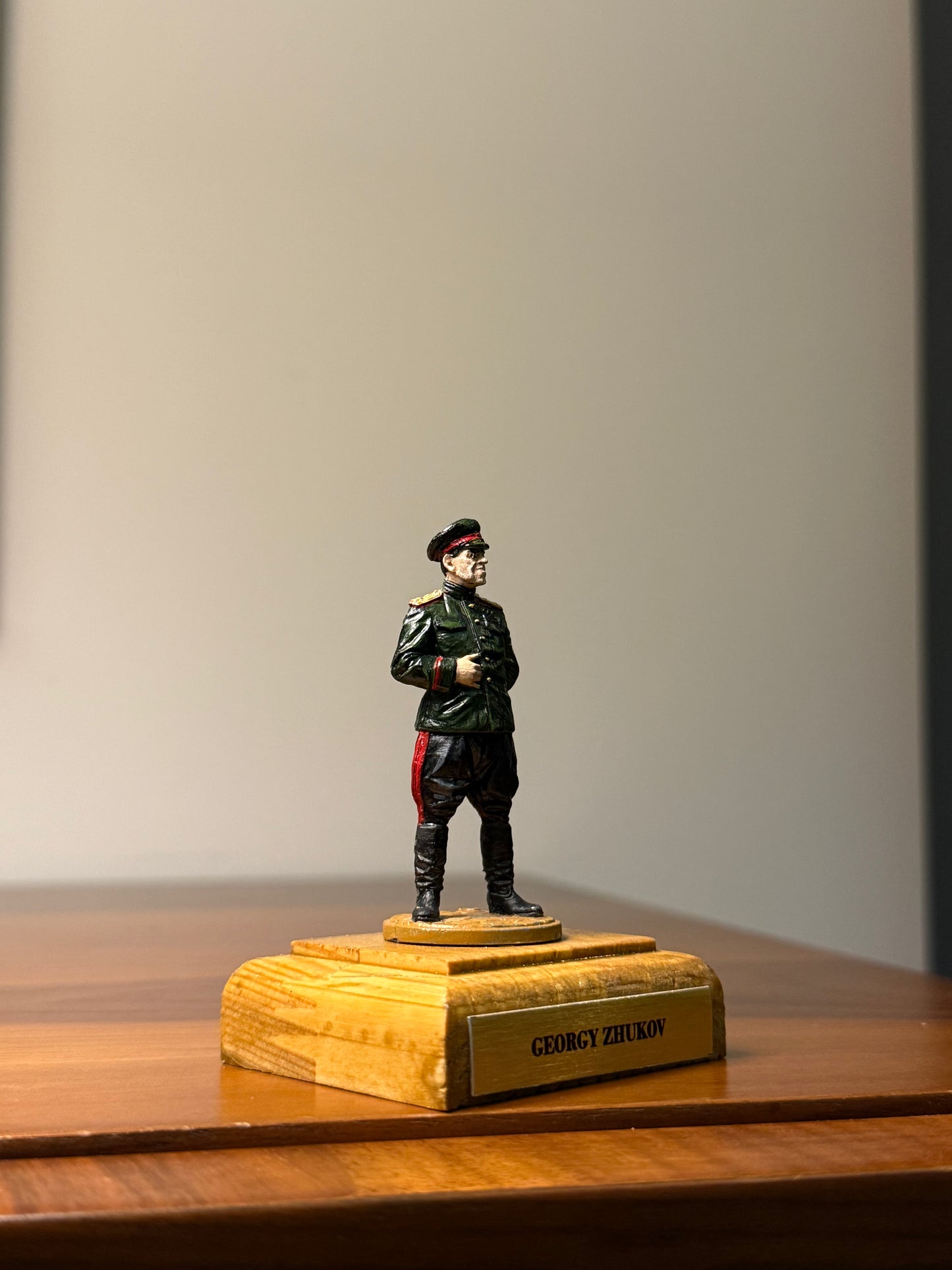 Marshal Georgy Zhukov – WWII Soviet High Command (Hand-Painted Miniature Figure) – 54 mm