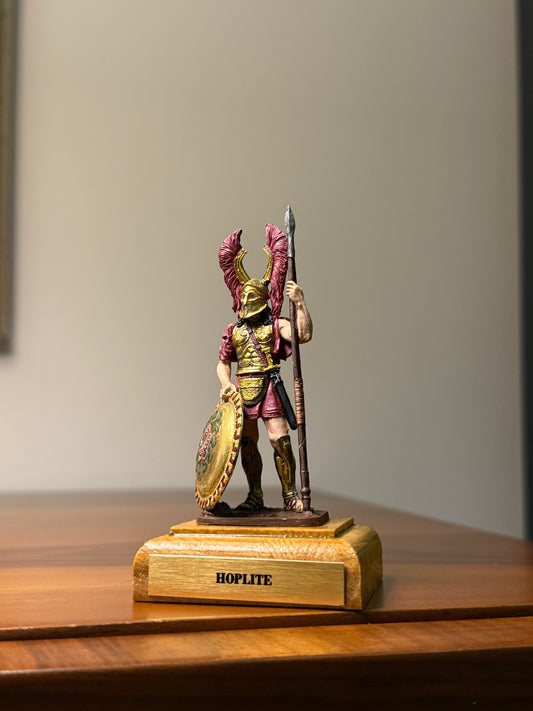 Greek Hoplite – 5th Century BCE Classical Heavy Infantry (Hand-Painted Miniature Figure) – 54 mm