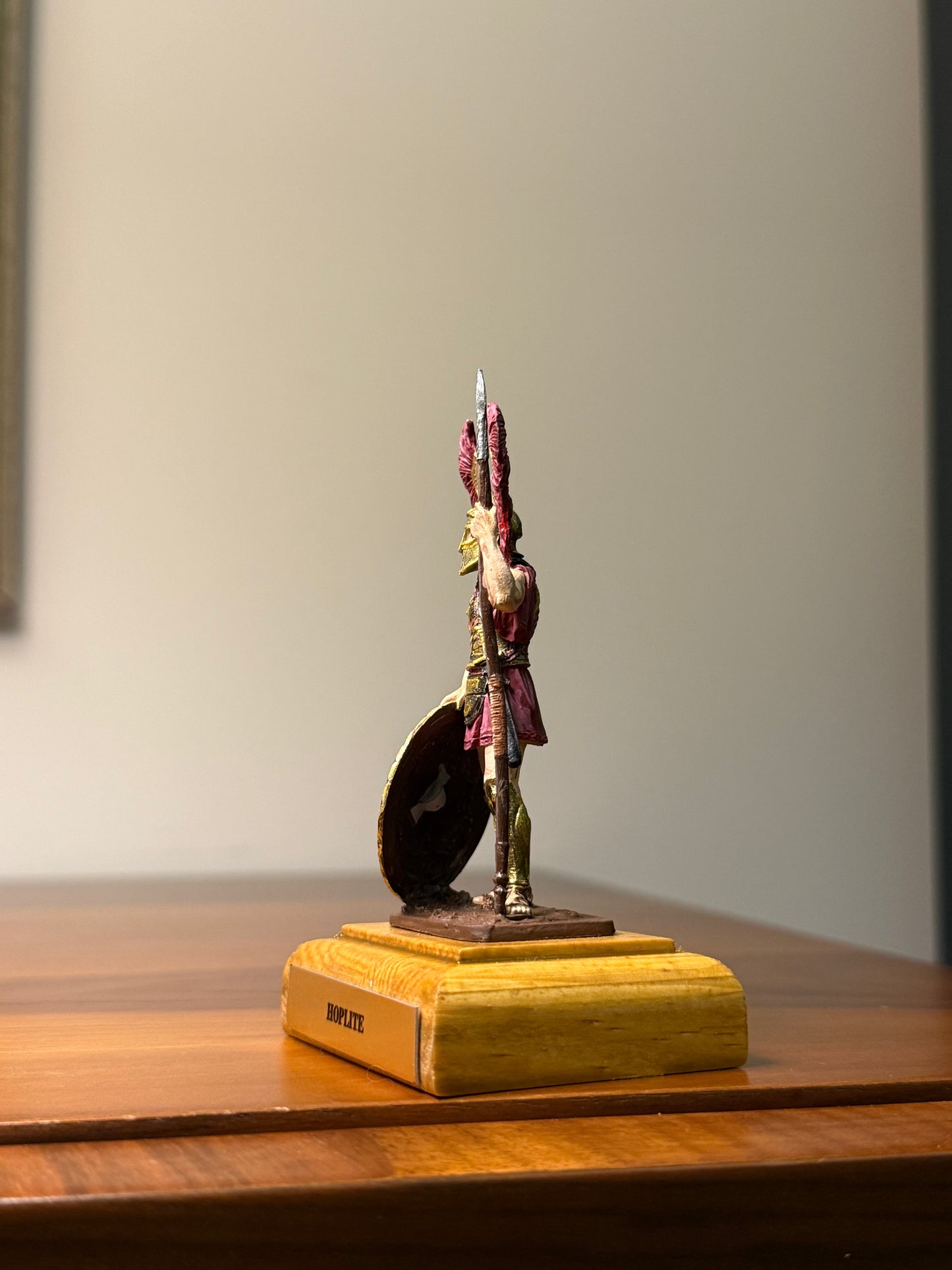 Greek Hoplite – 5th Century BCE Classical Heavy Infantry (Hand-Painted Miniature Figure) – 54 mm