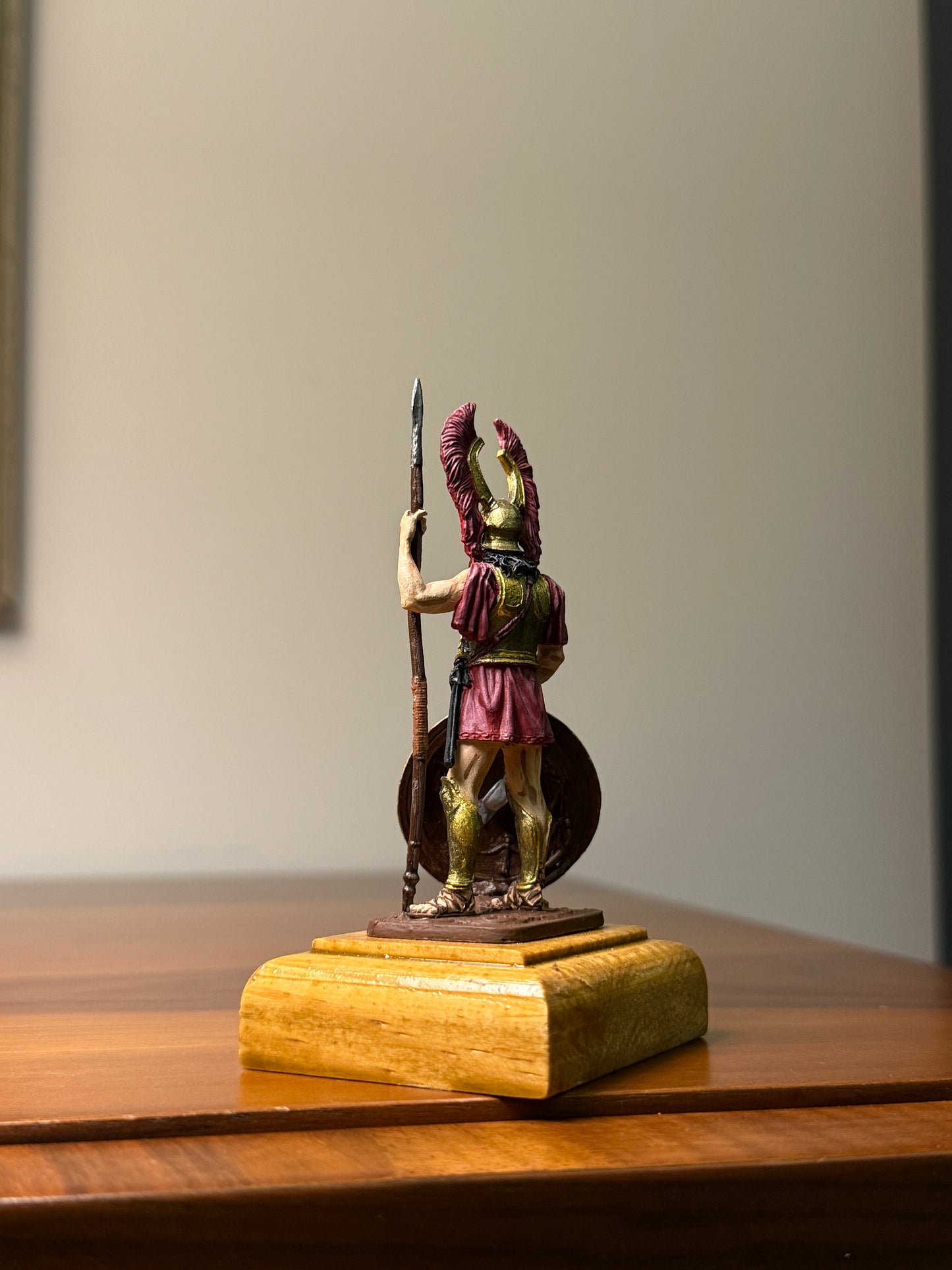 Greek Hoplite – 5th Century BCE Classical Heavy Infantry (Hand-Painted Miniature Figure) – 54 mm