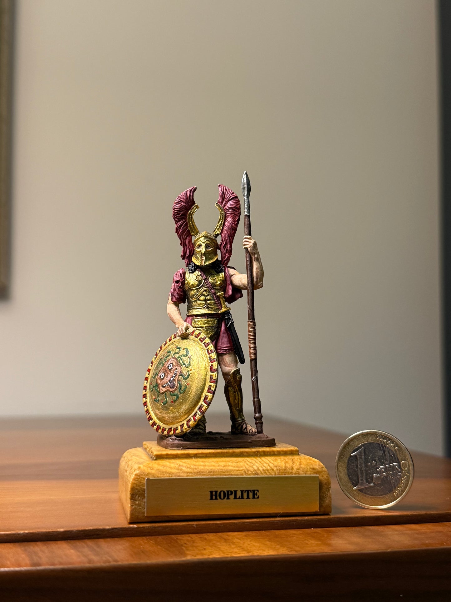 Greek Hoplite – 5th Century BCE Classical Heavy Infantry (Hand-Painted Miniature Figure) – 54 mm