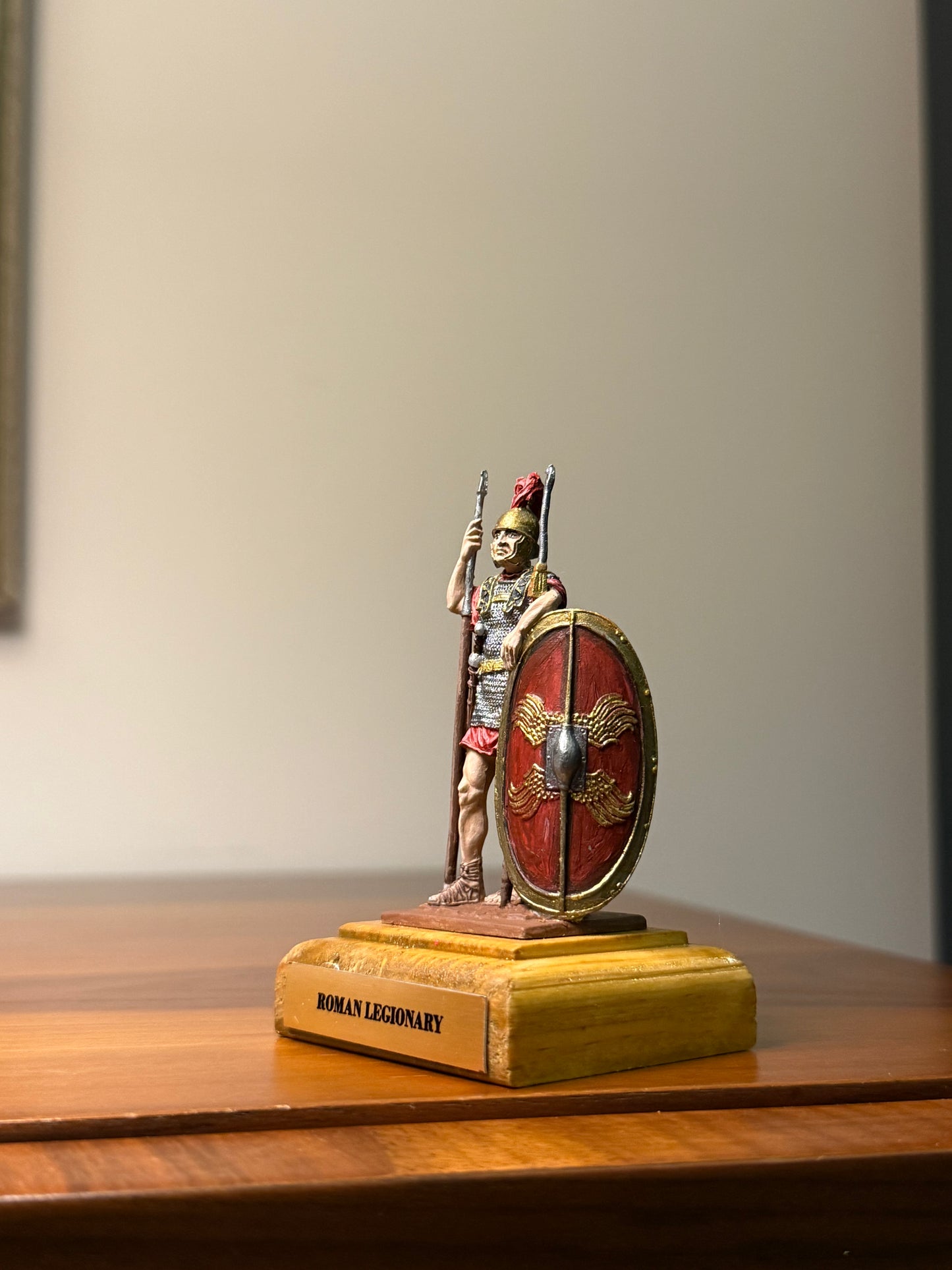 Roman Legionary – Imperial Roman Infantry (1st–2nd Century CE) Hand-Painted Miniature – 54 mm