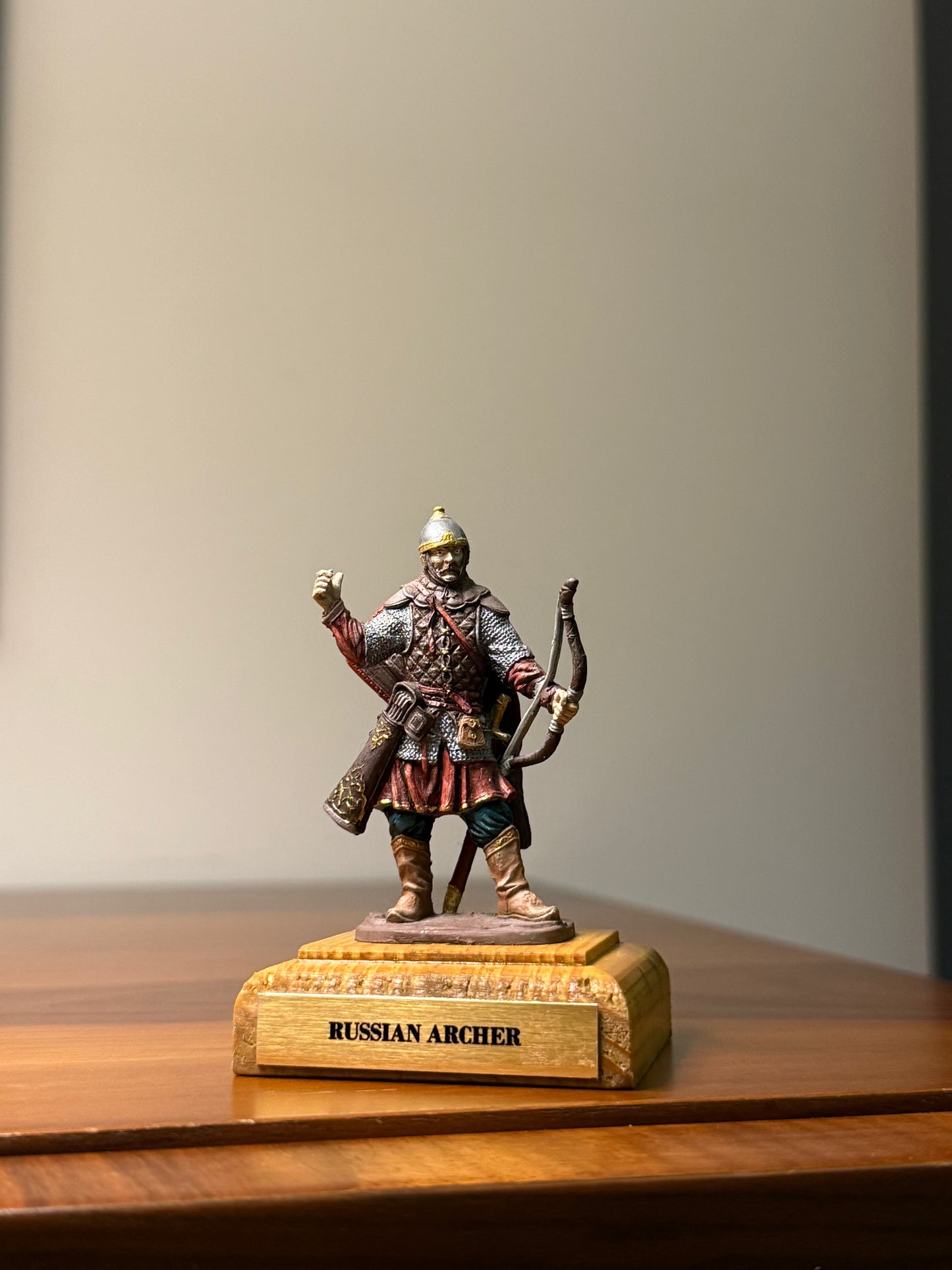 Medieval Russian Archer – Kievan Rus / Muscovite Infantry (Hand-Painted Miniature) – 54 mm