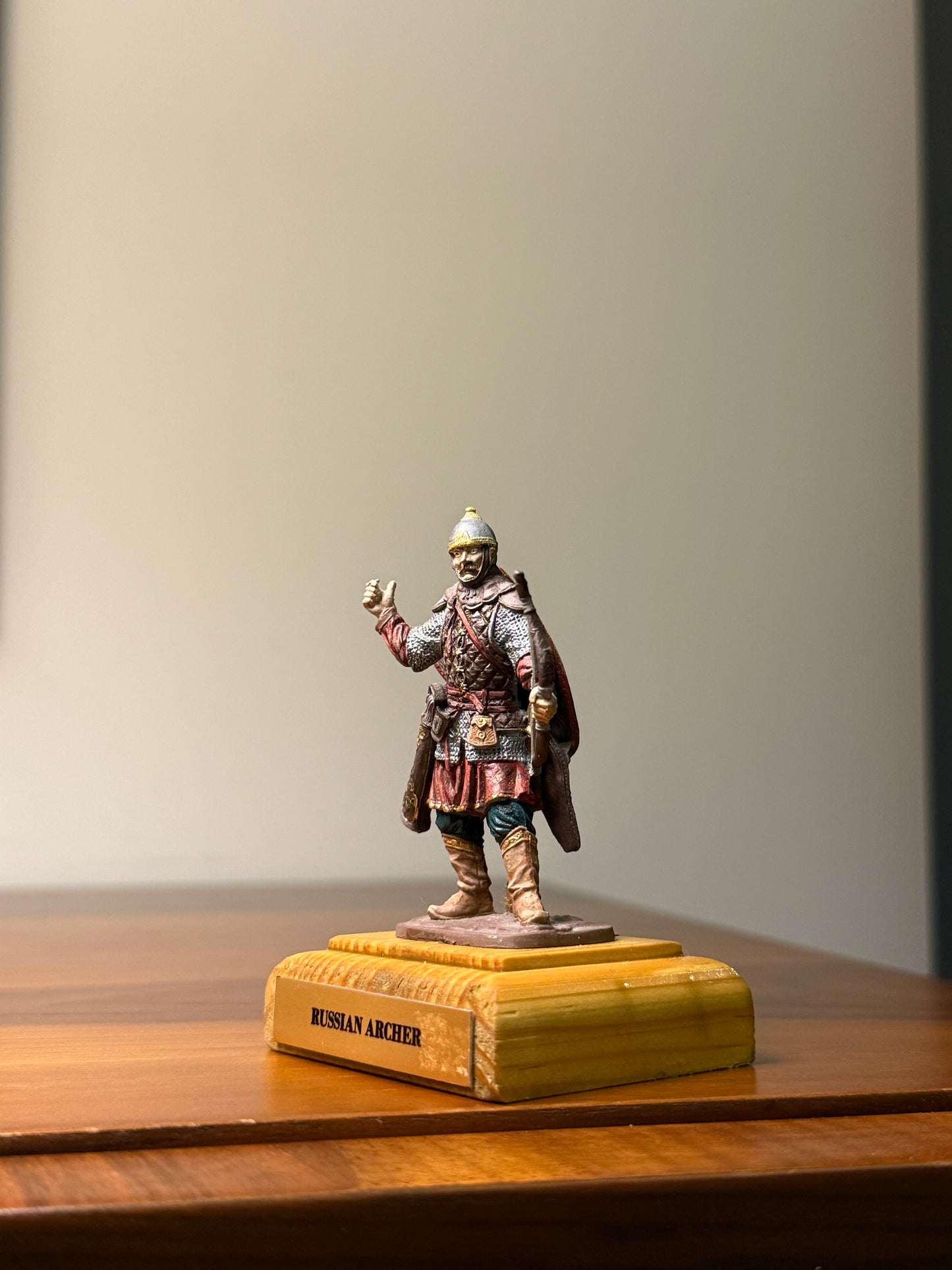Medieval Russian Archer – Kievan Rus / Muscovite Infantry (Hand-Painted Miniature) – 54 mm