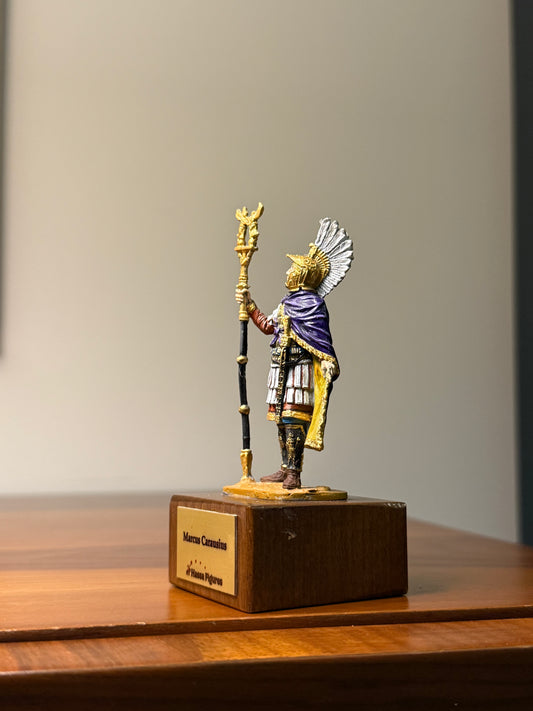 Carausius – Roman Emperor in Britain (286–293 CE) Hand-Painted Miniature Figure – 54 mm