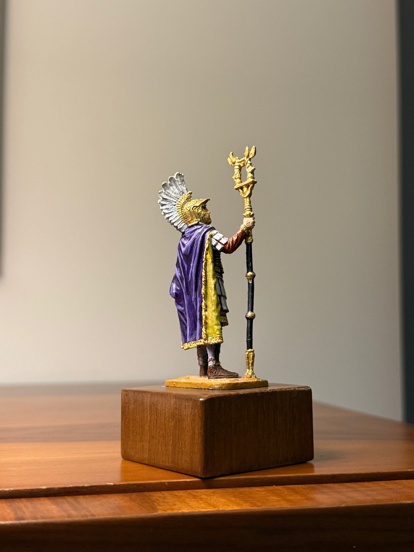 Carausius – Roman Emperor in Britain (286–293 CE) Hand-Painted Miniature Figure – 54 mm