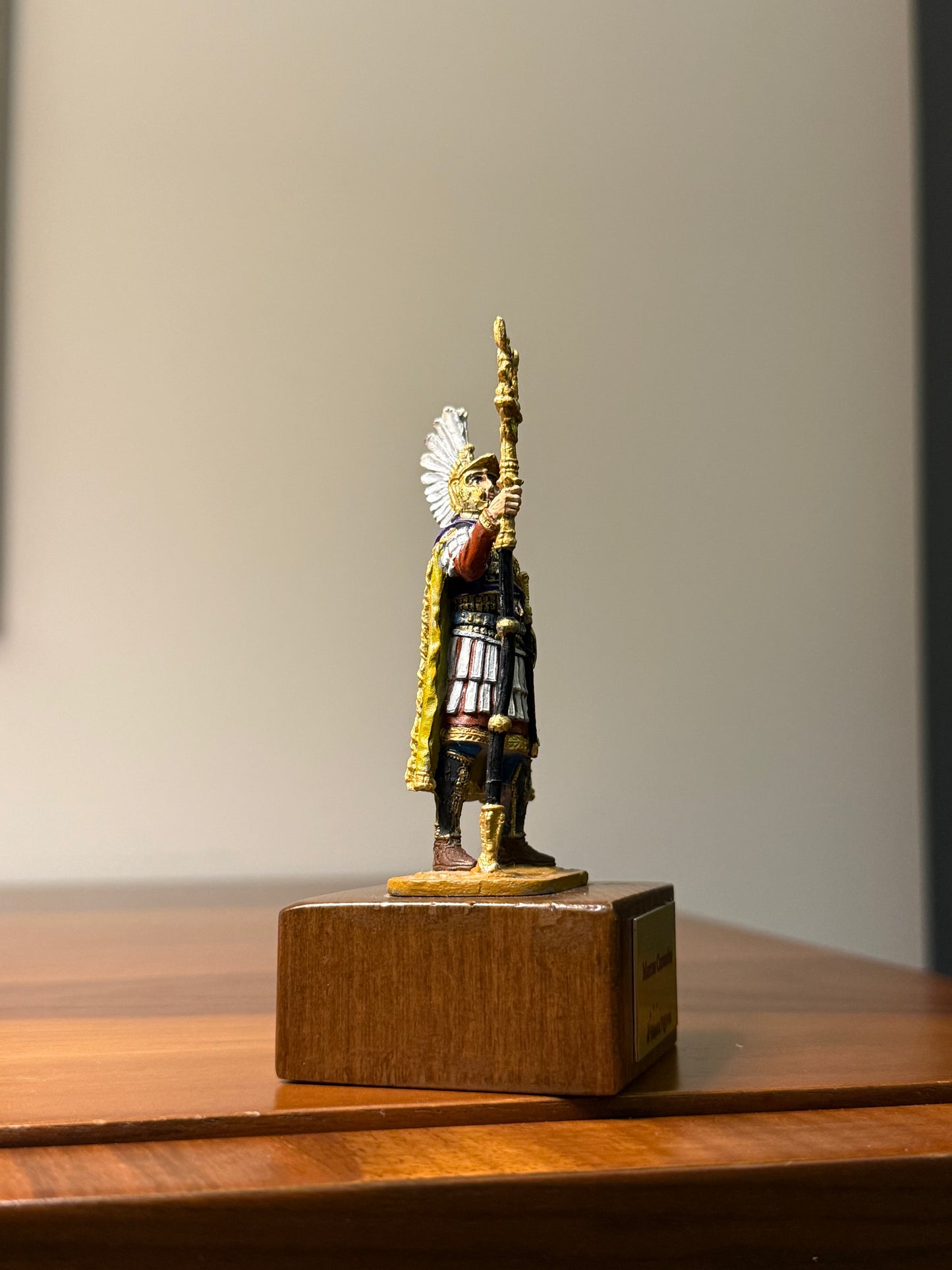 Carausius – Roman Emperor in Britain (286–293 CE) Hand-Painted Miniature Figure – 54 mm