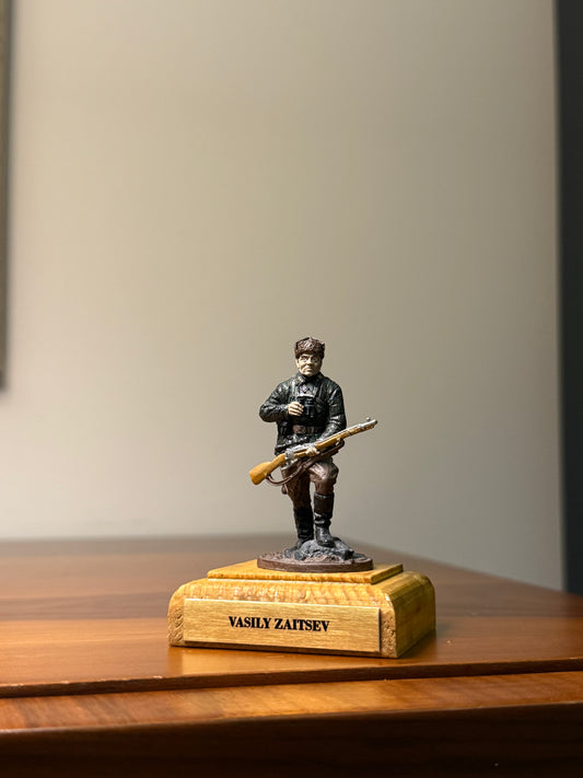 Vasily Zaitsev – WWII Soviet Sniper (Hand-Painted Miniature Figure) – 54 mm