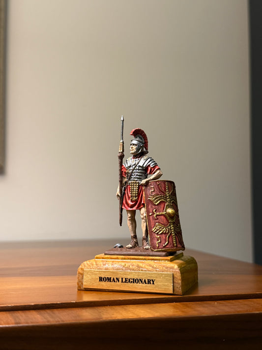 Roman Legionary – Imperial Guard Formation (1st–2nd Century CE) Hand-Painted Miniature – 54 mm