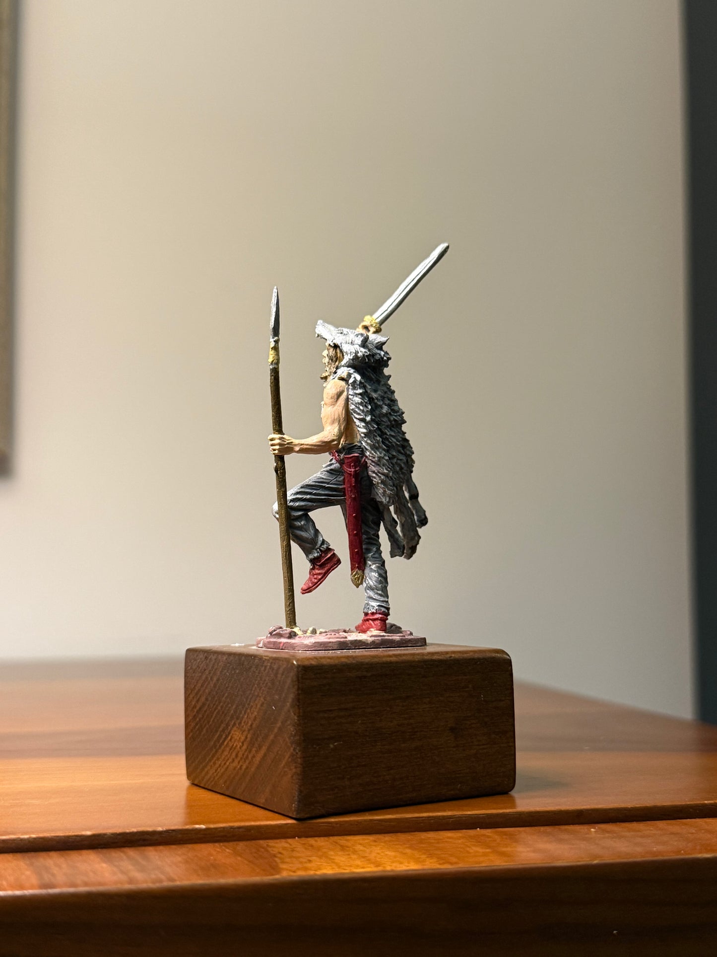 Viking Berserker – Norse Warrior (Hand-Painted Miniature Figure) – 54 mm