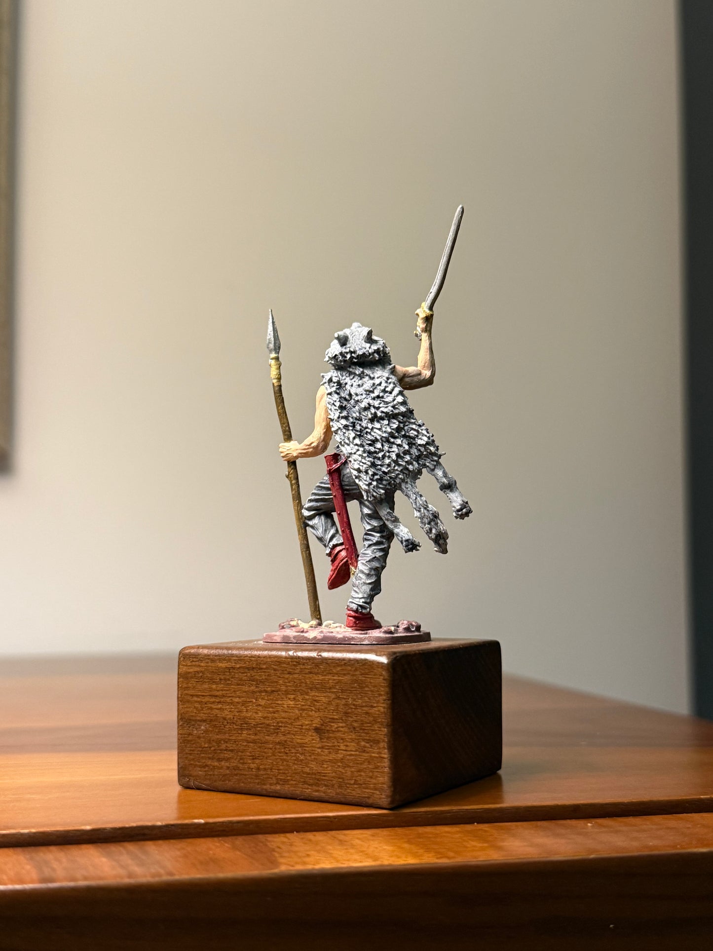 Viking Berserker – Norse Warrior (Hand-Painted Miniature Figure) – 54 mm