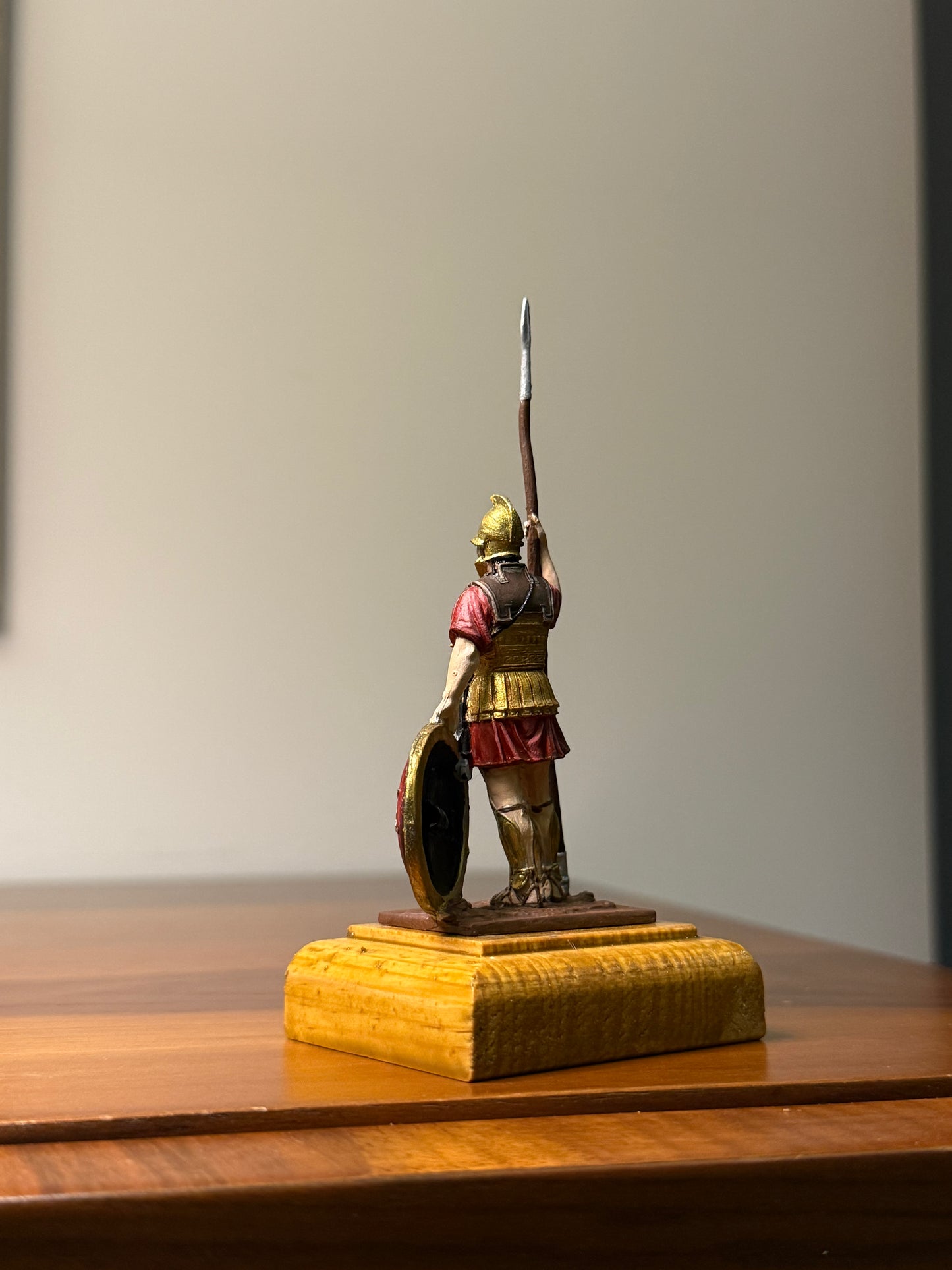 Macedonian Hoplite – Army of Alexander the Great (4th Century BCE) Hand-Painted Miniature – 54 mm