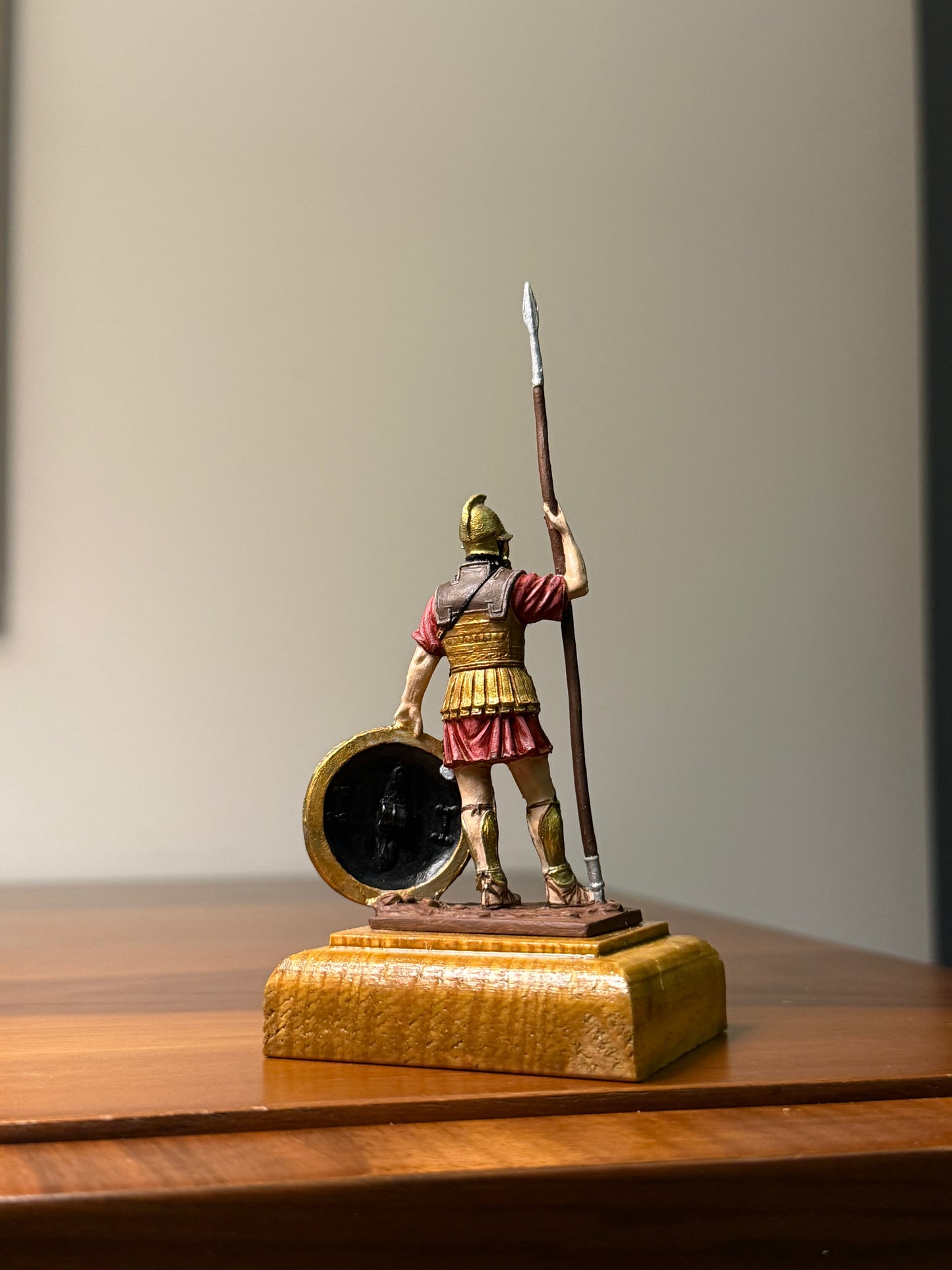 Macedonian Hoplite – Army of Alexander the Great (4th Century BCE) Hand-Painted Miniature – 54 mm