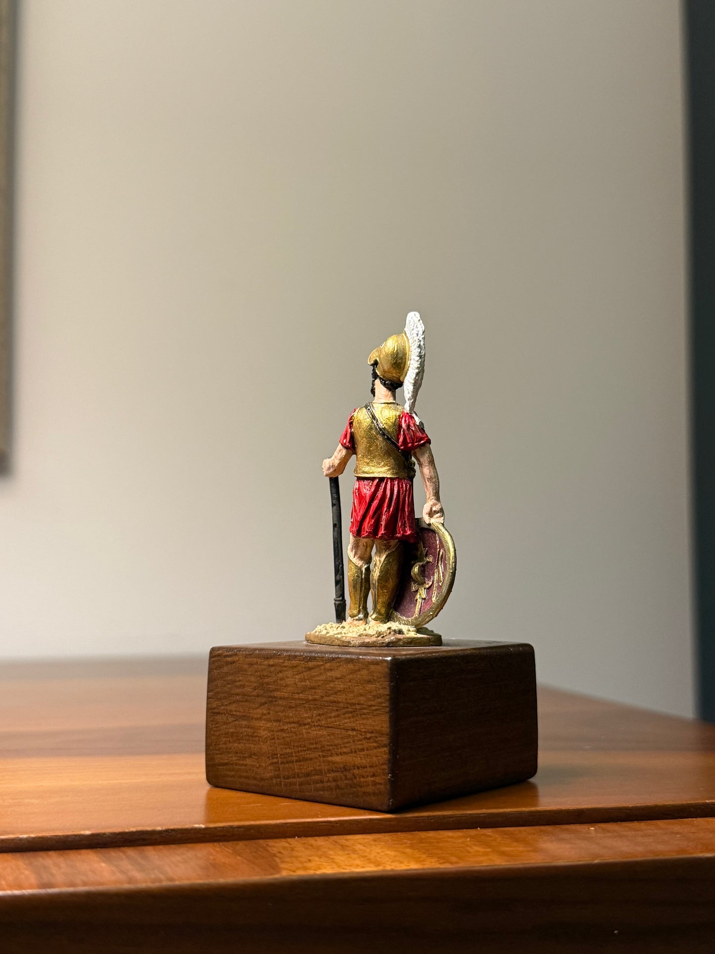 Spartan Hoplite – Warrior of Sparta (5th Century BCE) Hand-Painted Miniature Figure – 54 mm