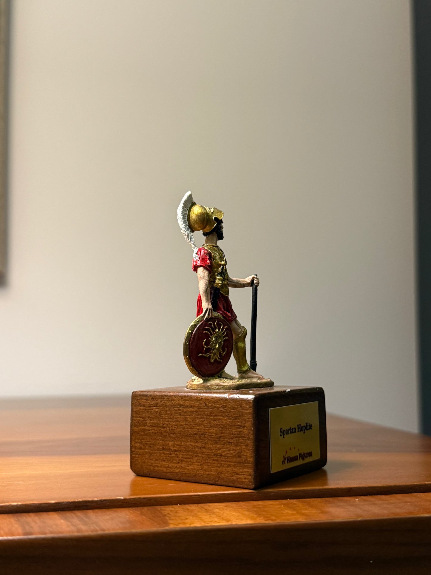 Spartan Hoplite – Warrior of Sparta (5th Century BCE) Hand-Painted Miniature Figure – 54 mm