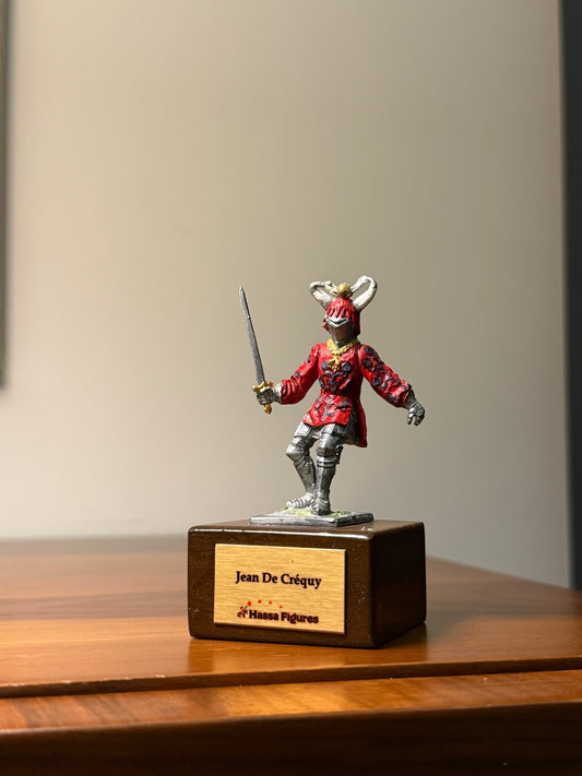 Jean de Créquy – French Knight (Hundred Years’ War) Hand-Painted Miniature Figure – 54 mm
